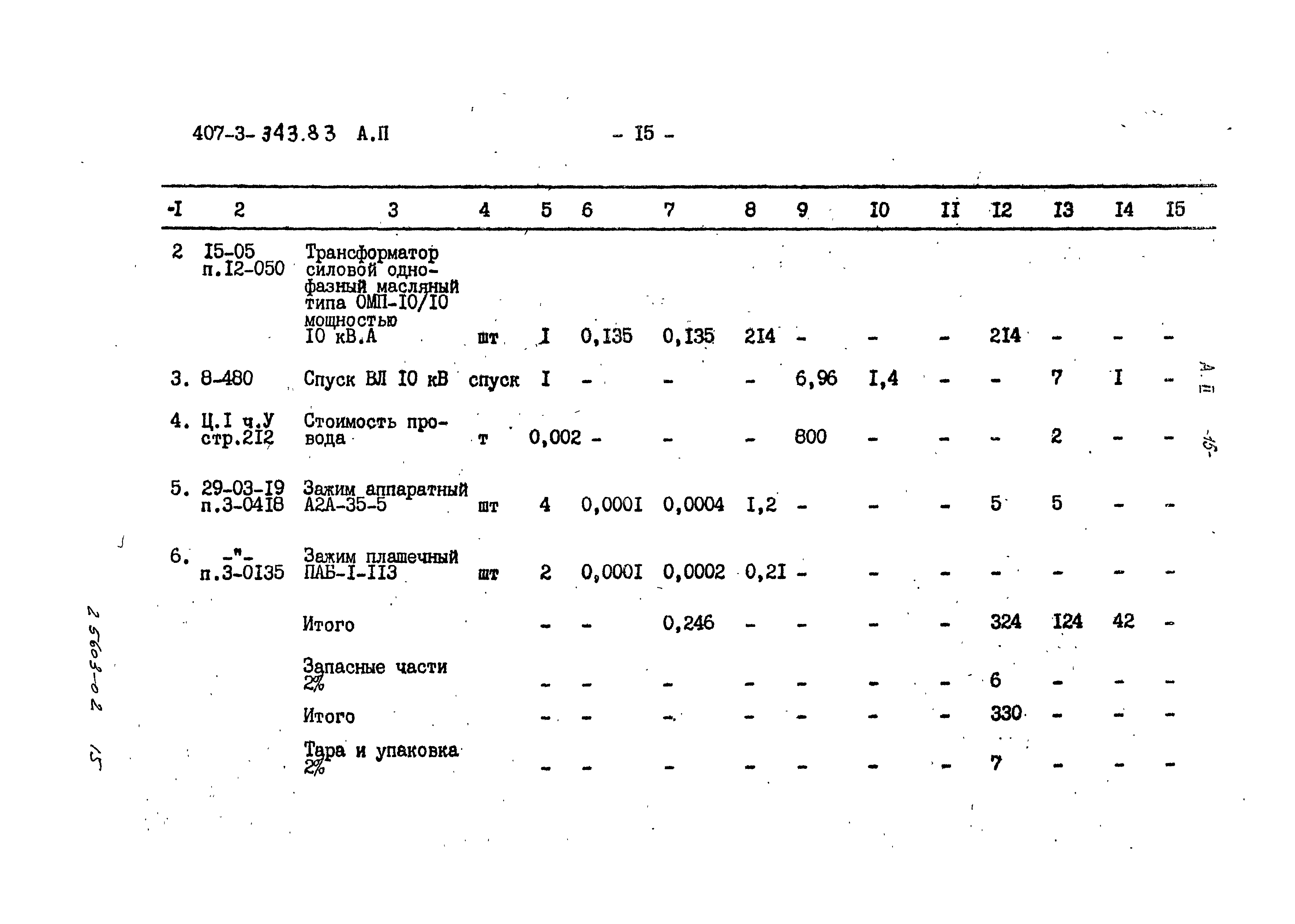 Типовой проект 407-3-343.83