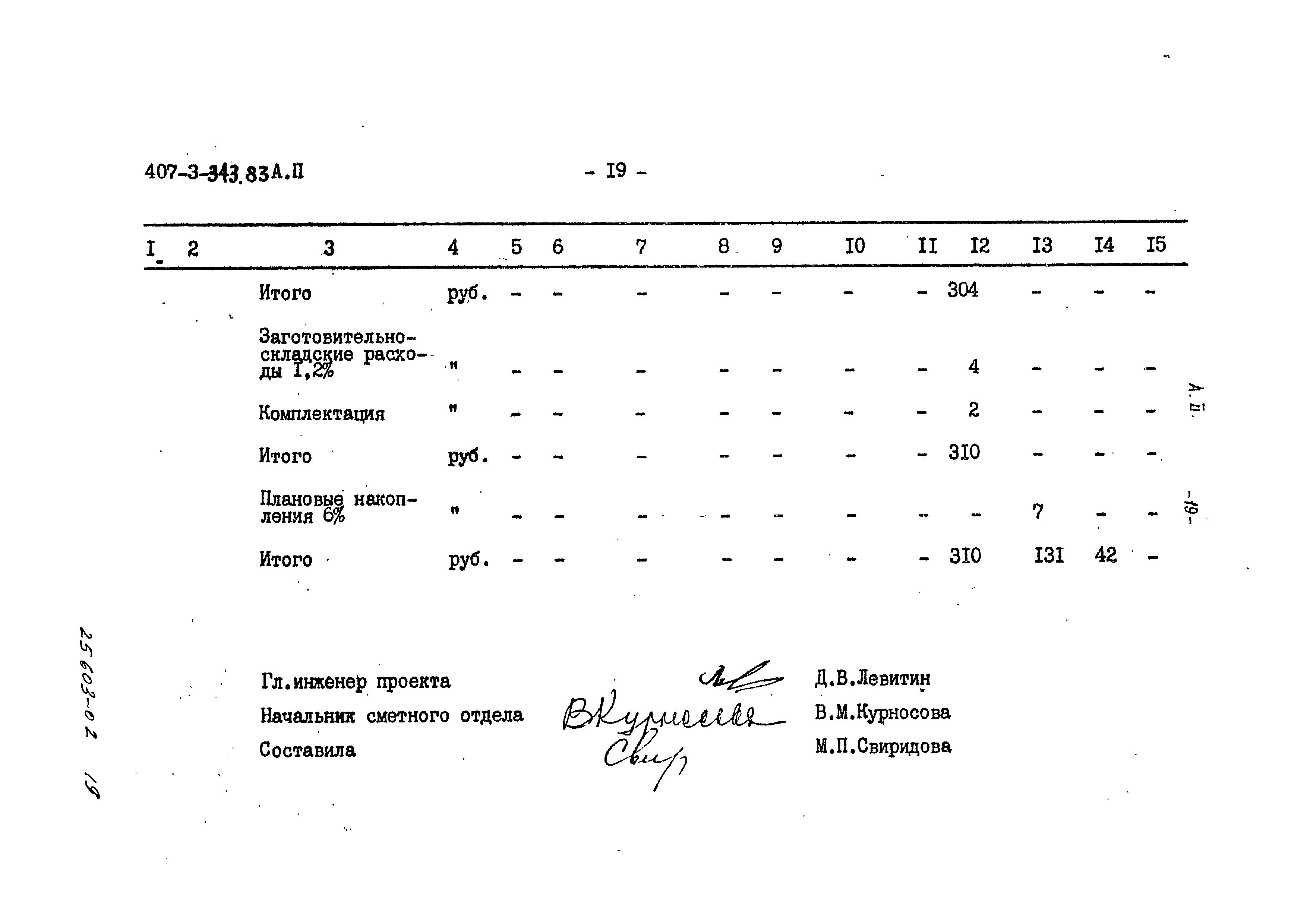 Типовой проект 407-3-343.83