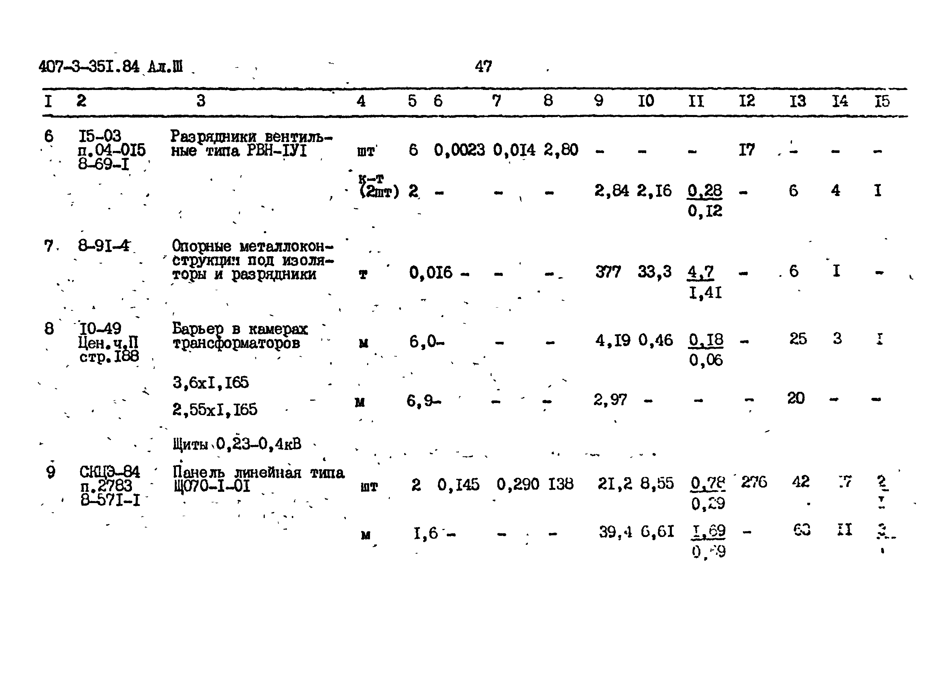 Типовой проект 407-3-351.84