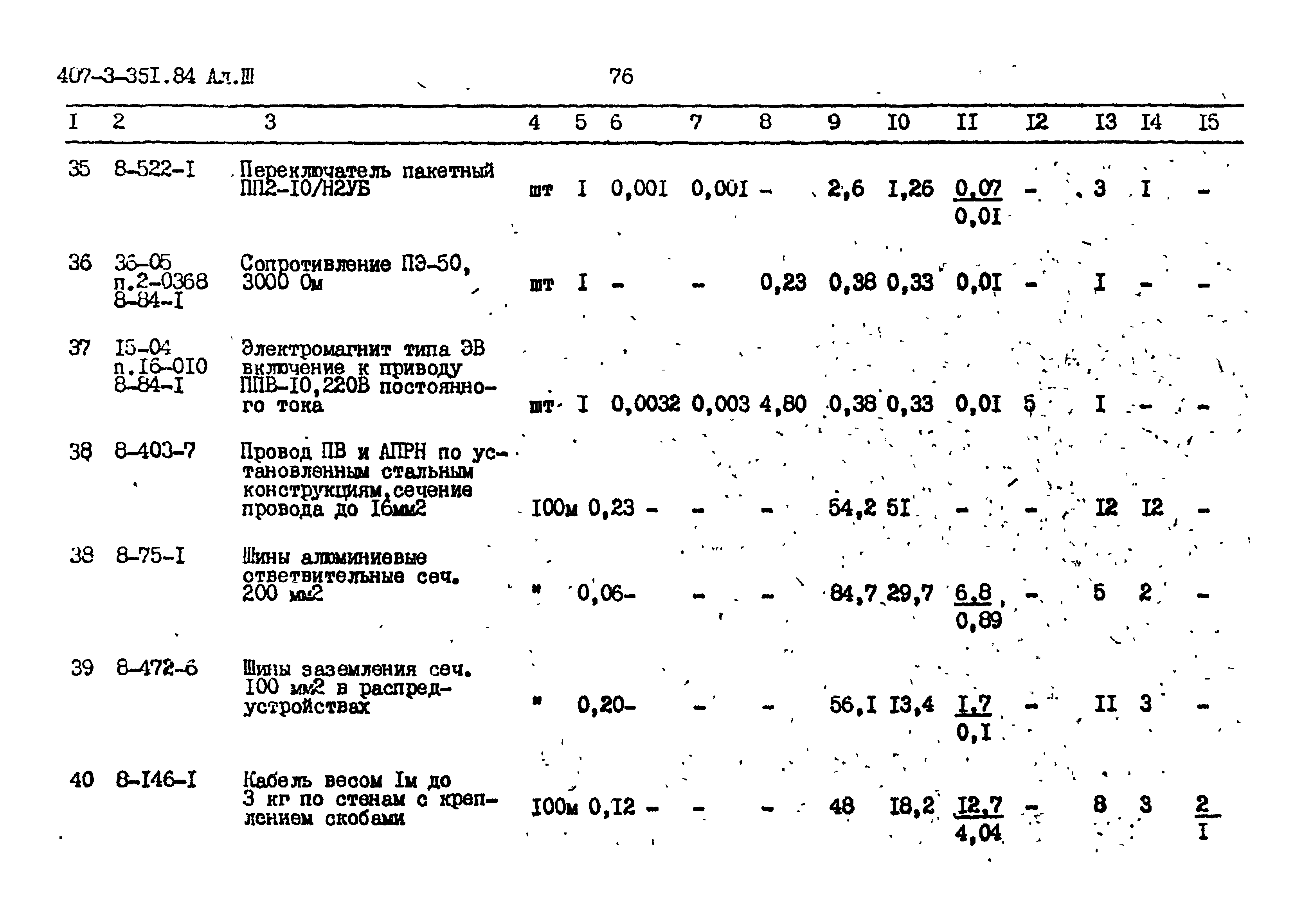 Типовой проект 407-3-351.84