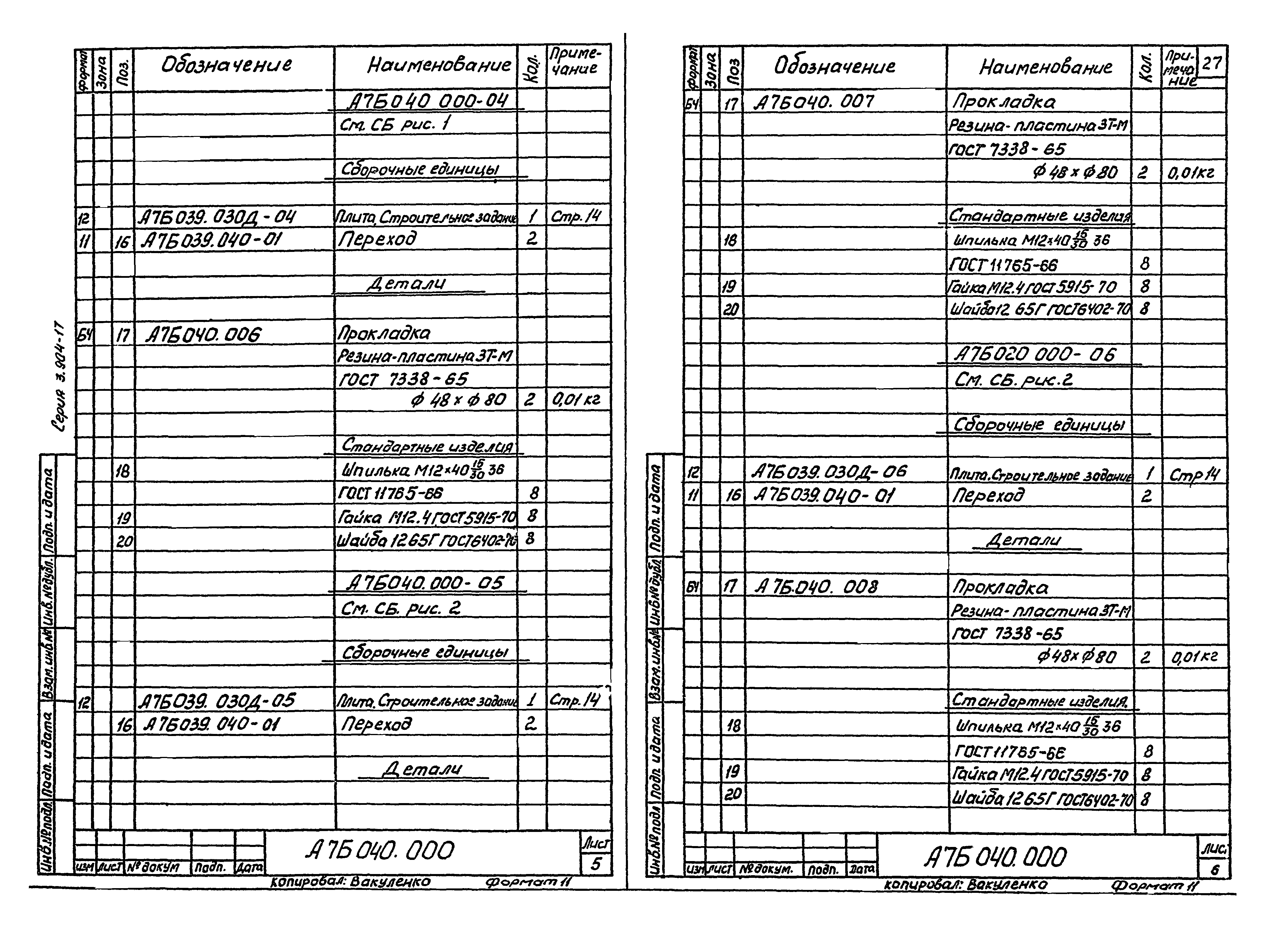 Серия 3.904-17