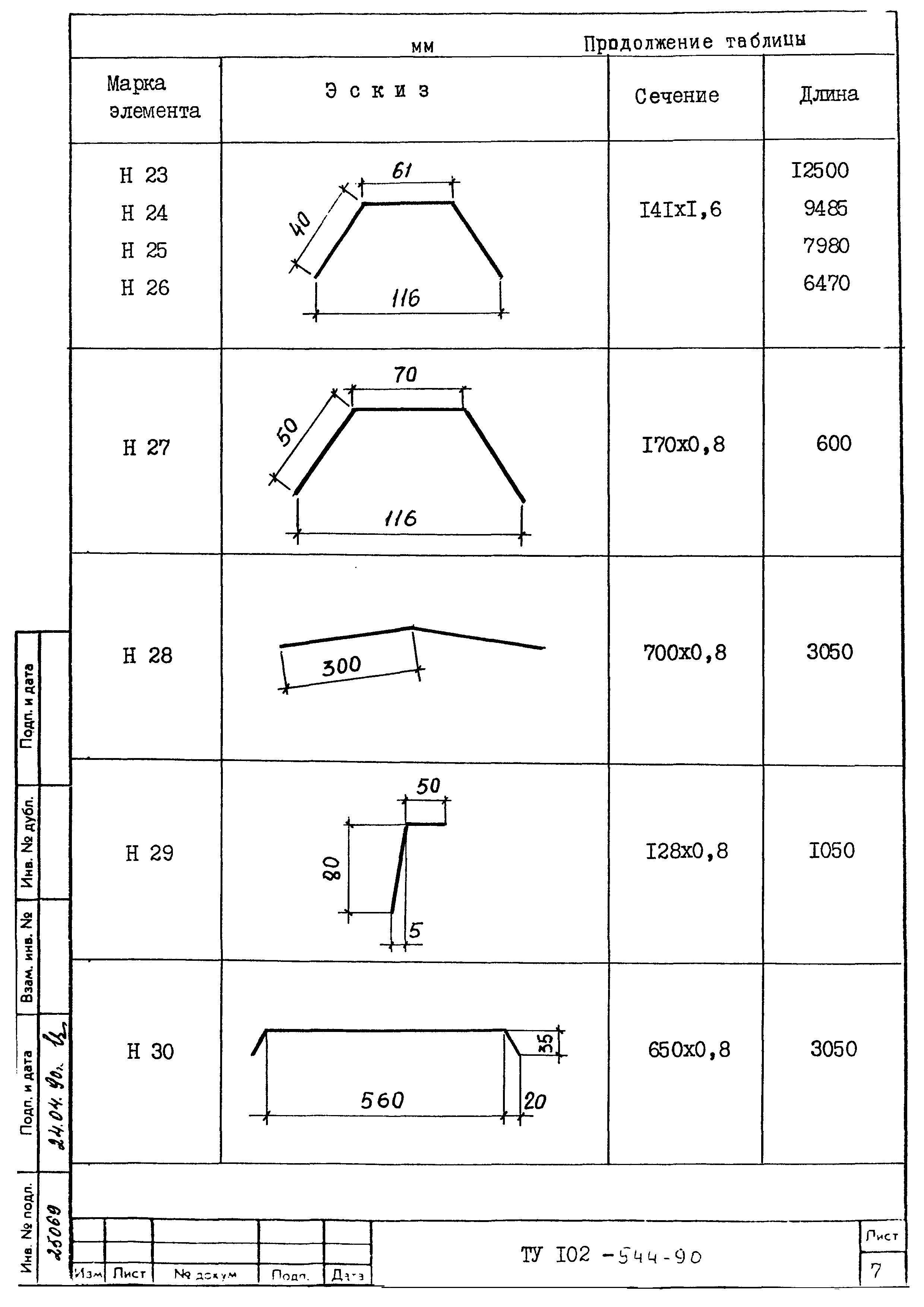 ТУ 102-544-90