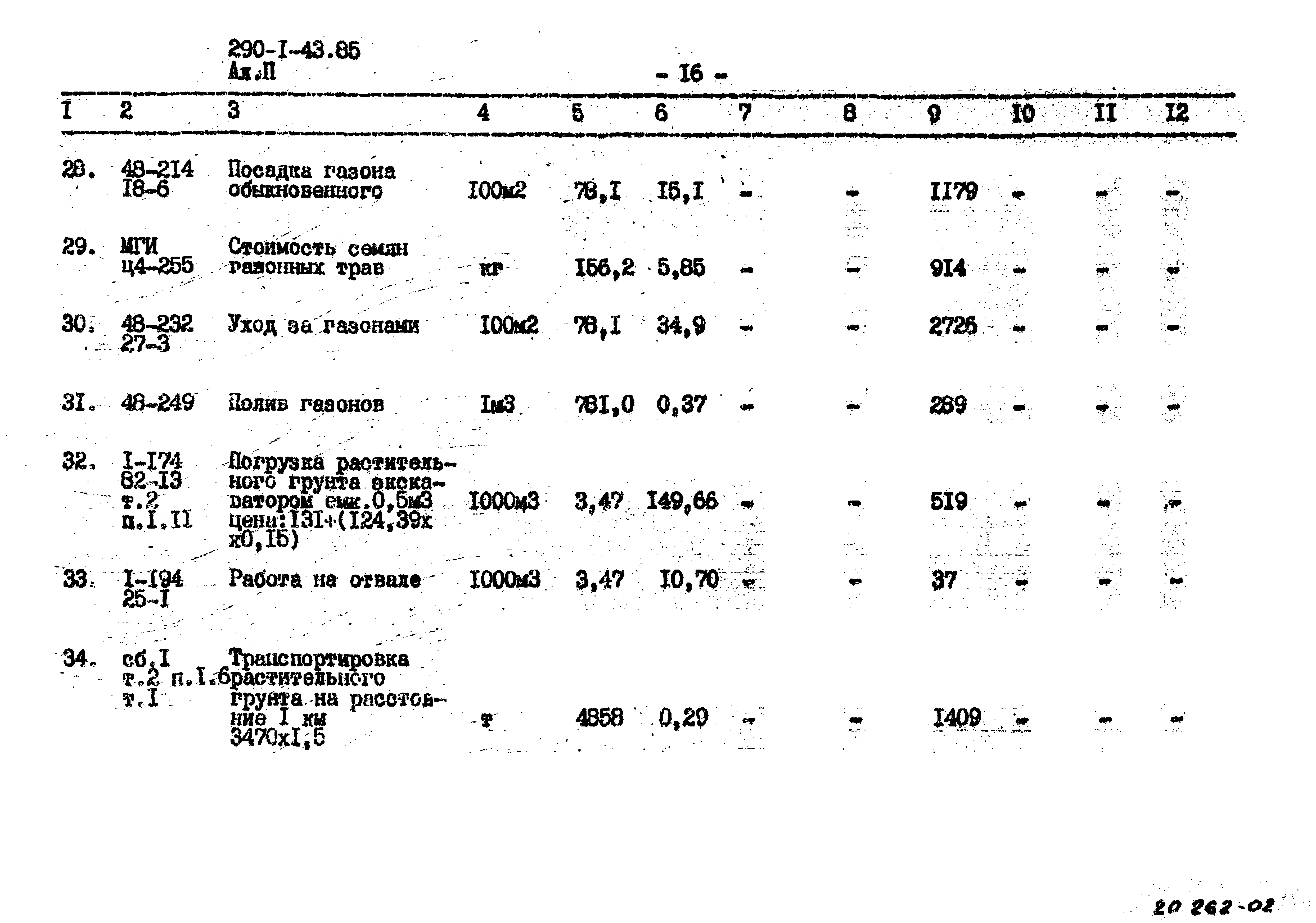 Типовой проект 290-1-43.85