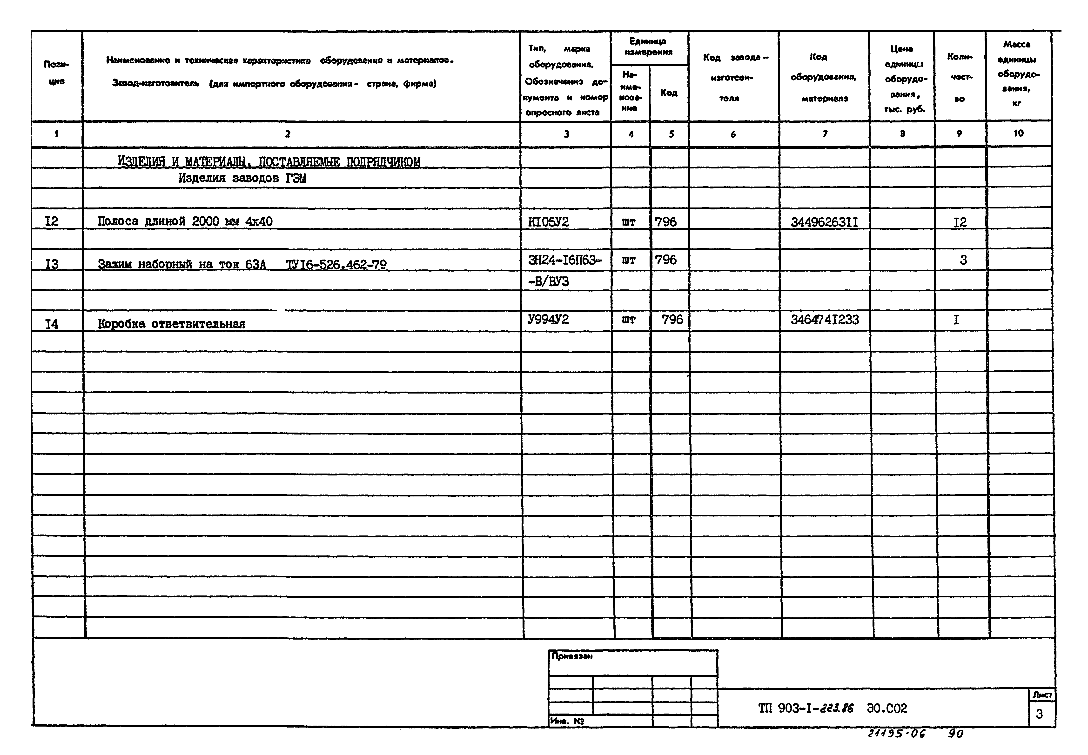 Типовой проект 903-1-223.86