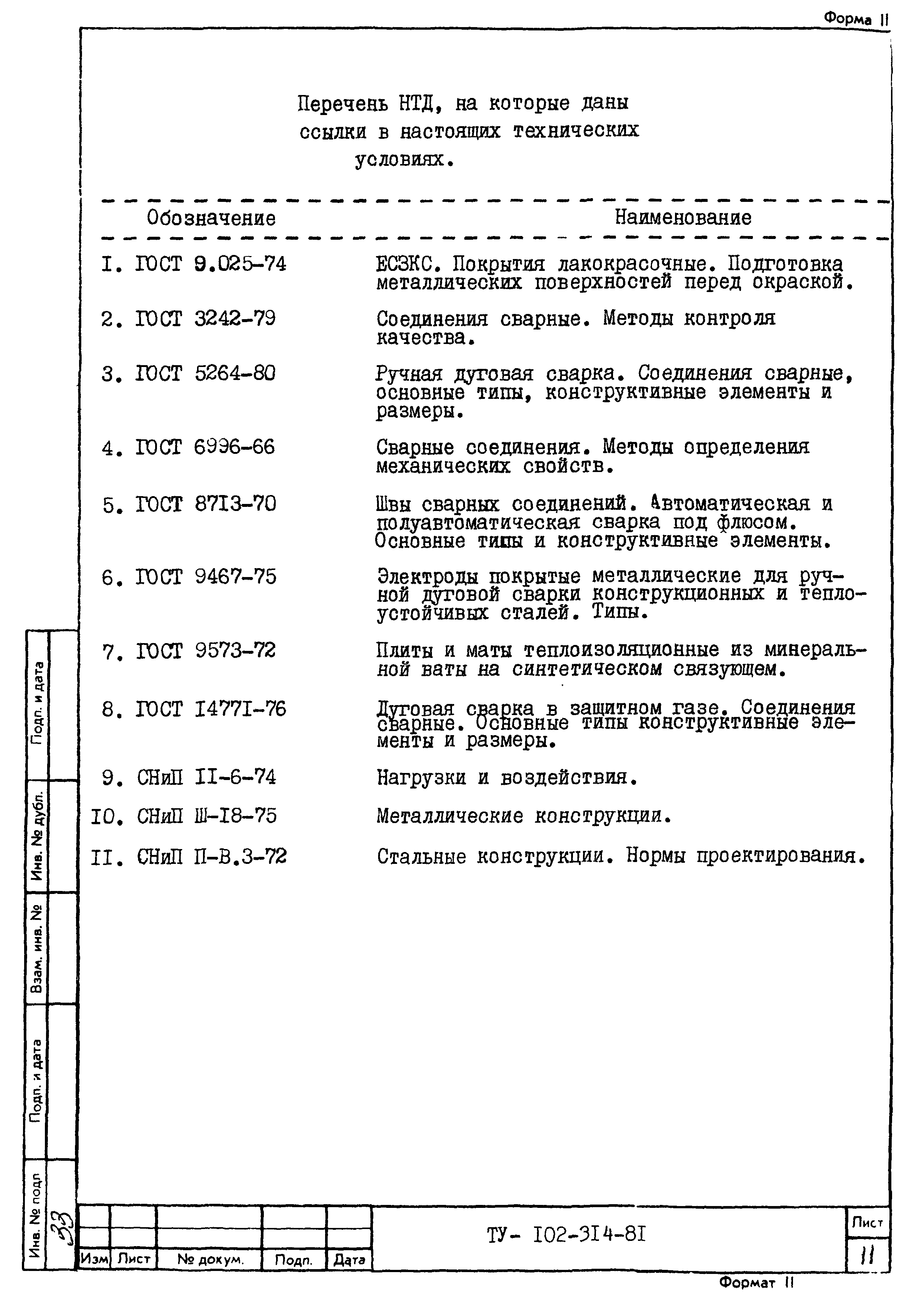 ТУ 102-314-81