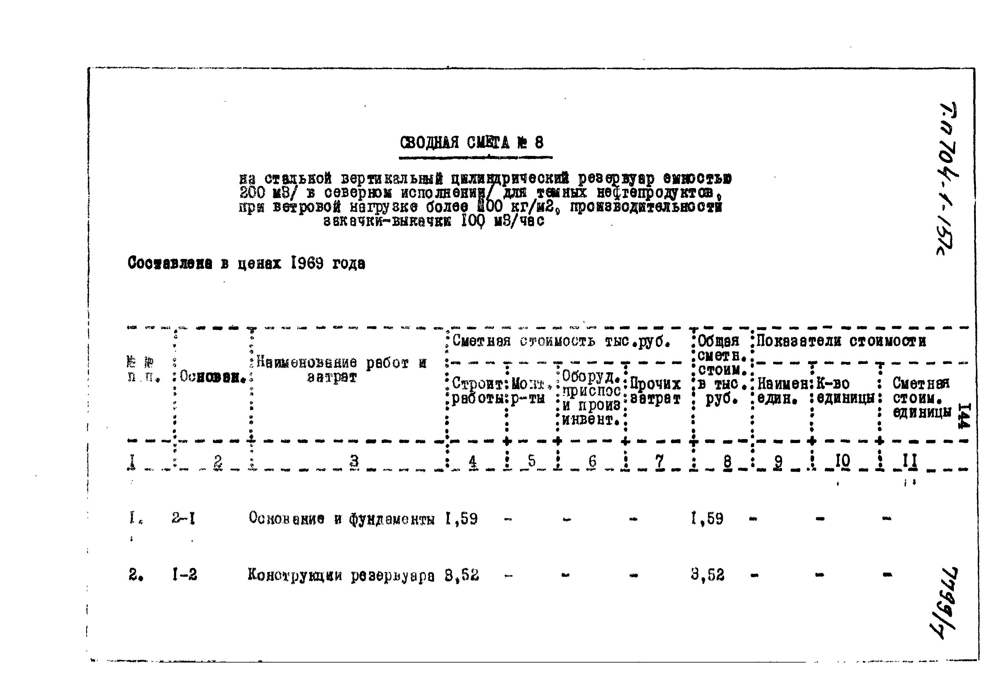 Типовой проект 704-1-151с