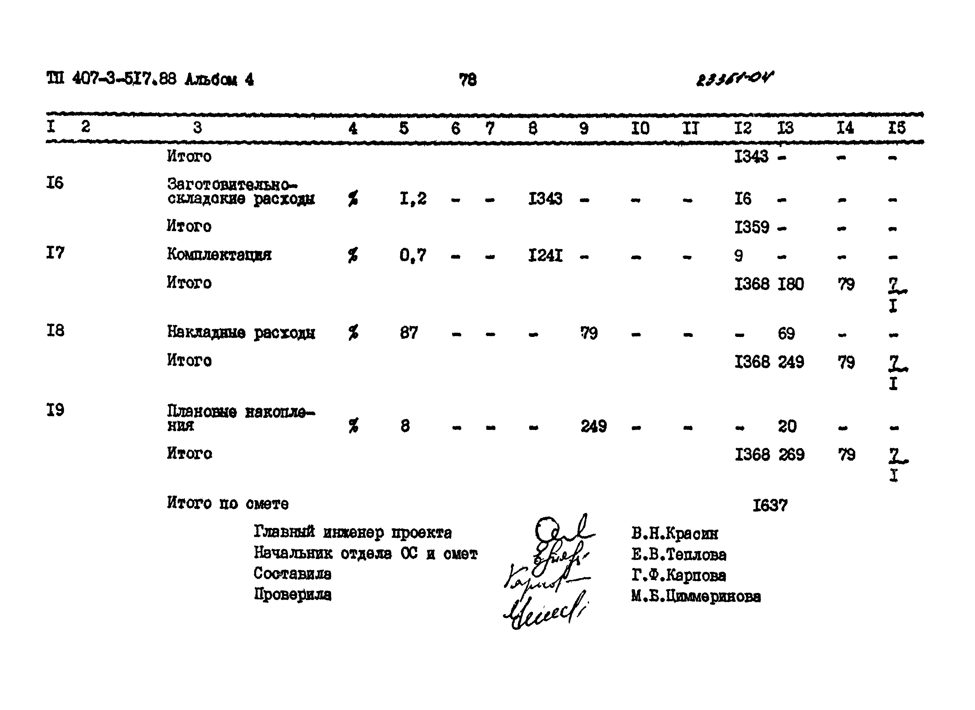 Типовой проект 407-3-517.88