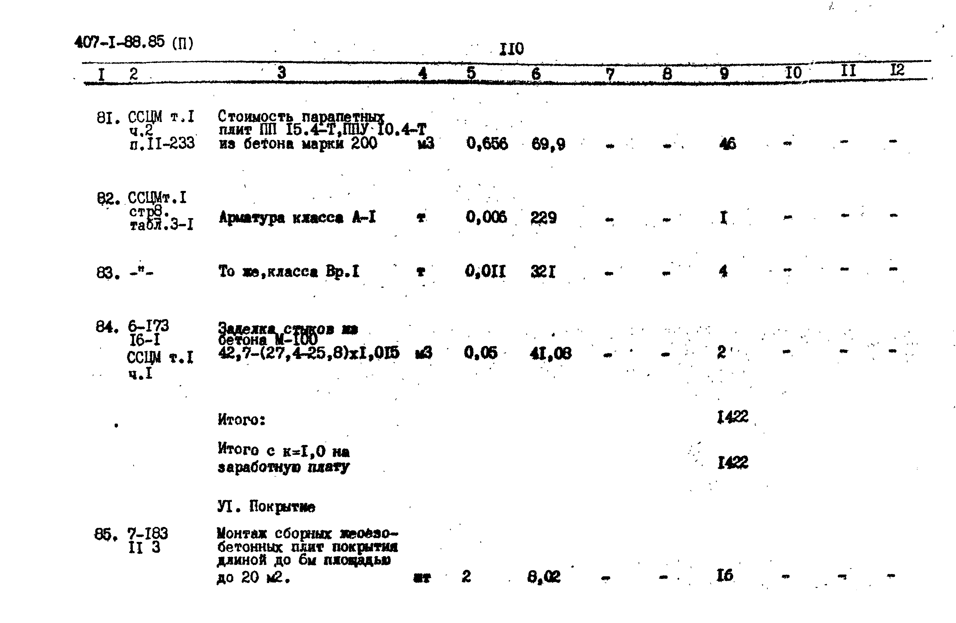 Типовой проект 407-1-88.85