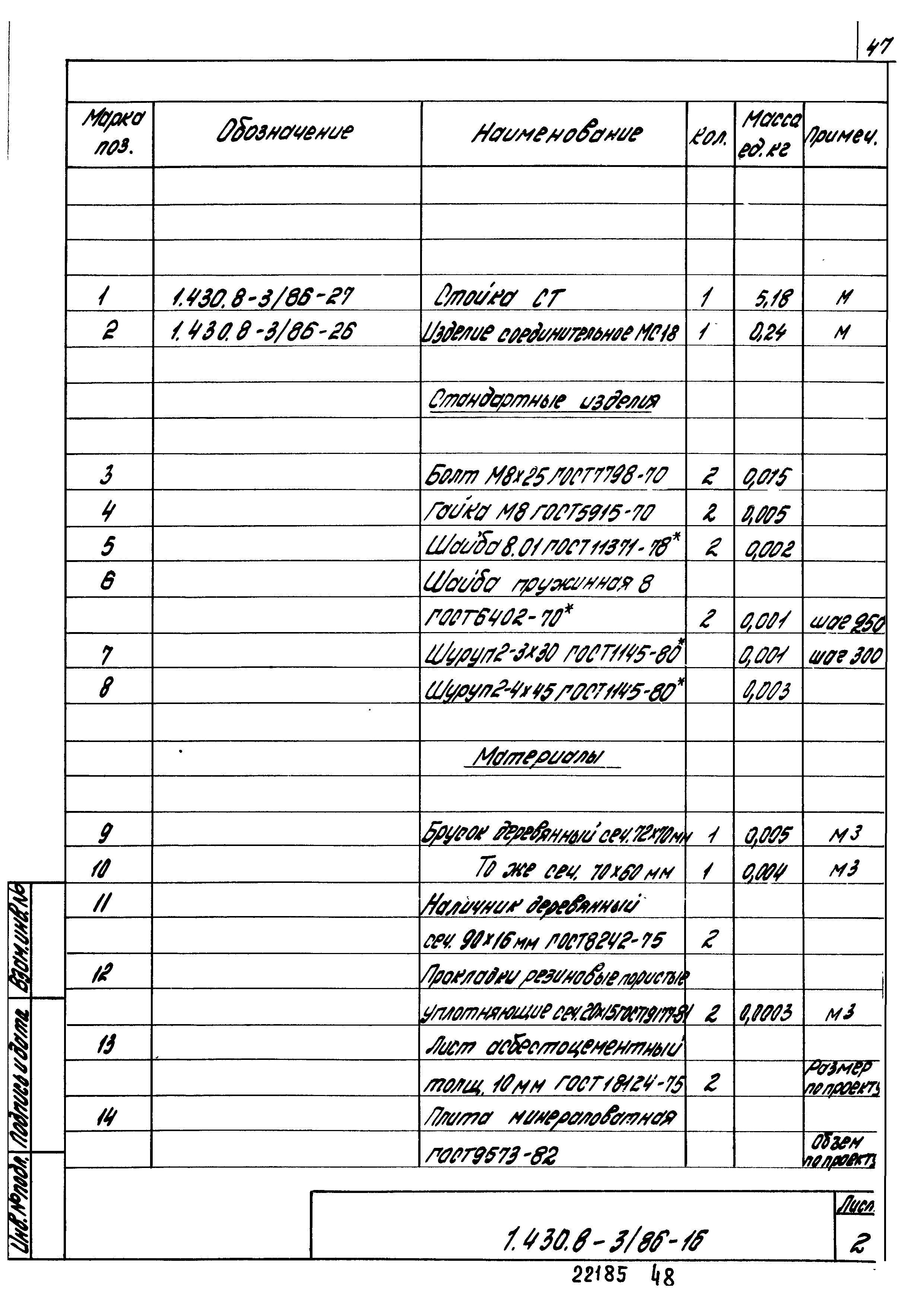 Серия 1.430.8-3/86