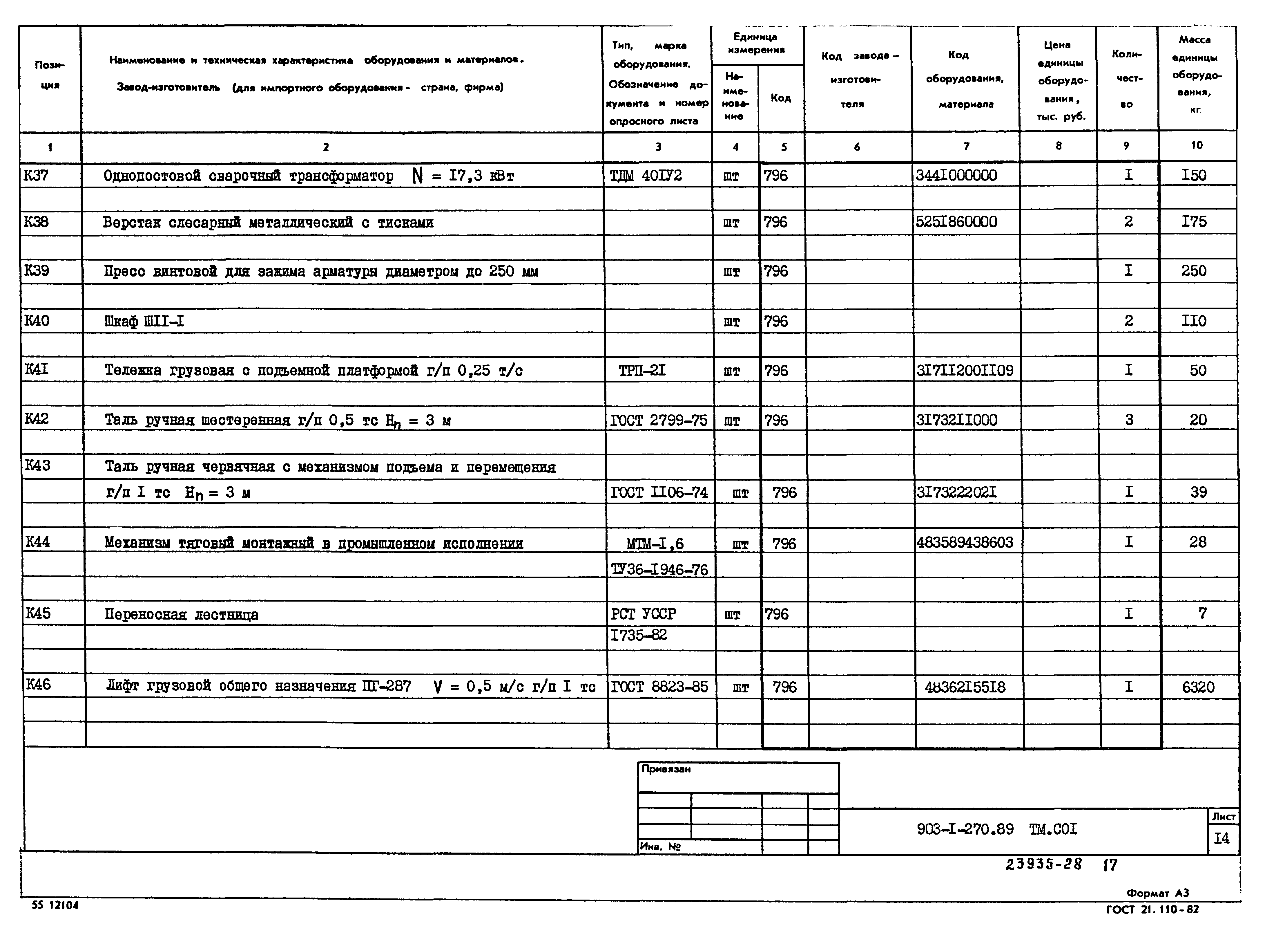 Типовой проект 903-1-270.89