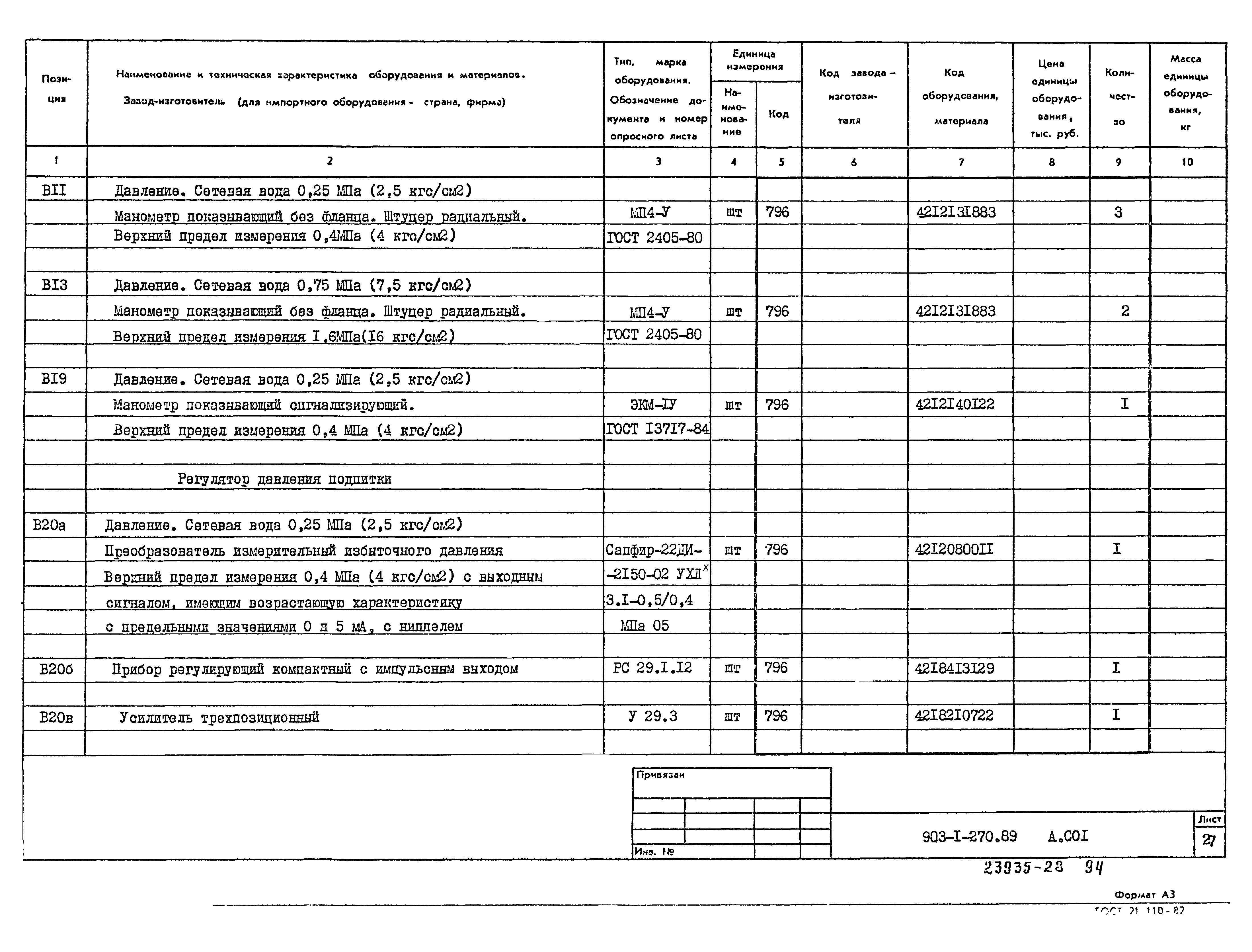 Типовой проект 903-1-270.89