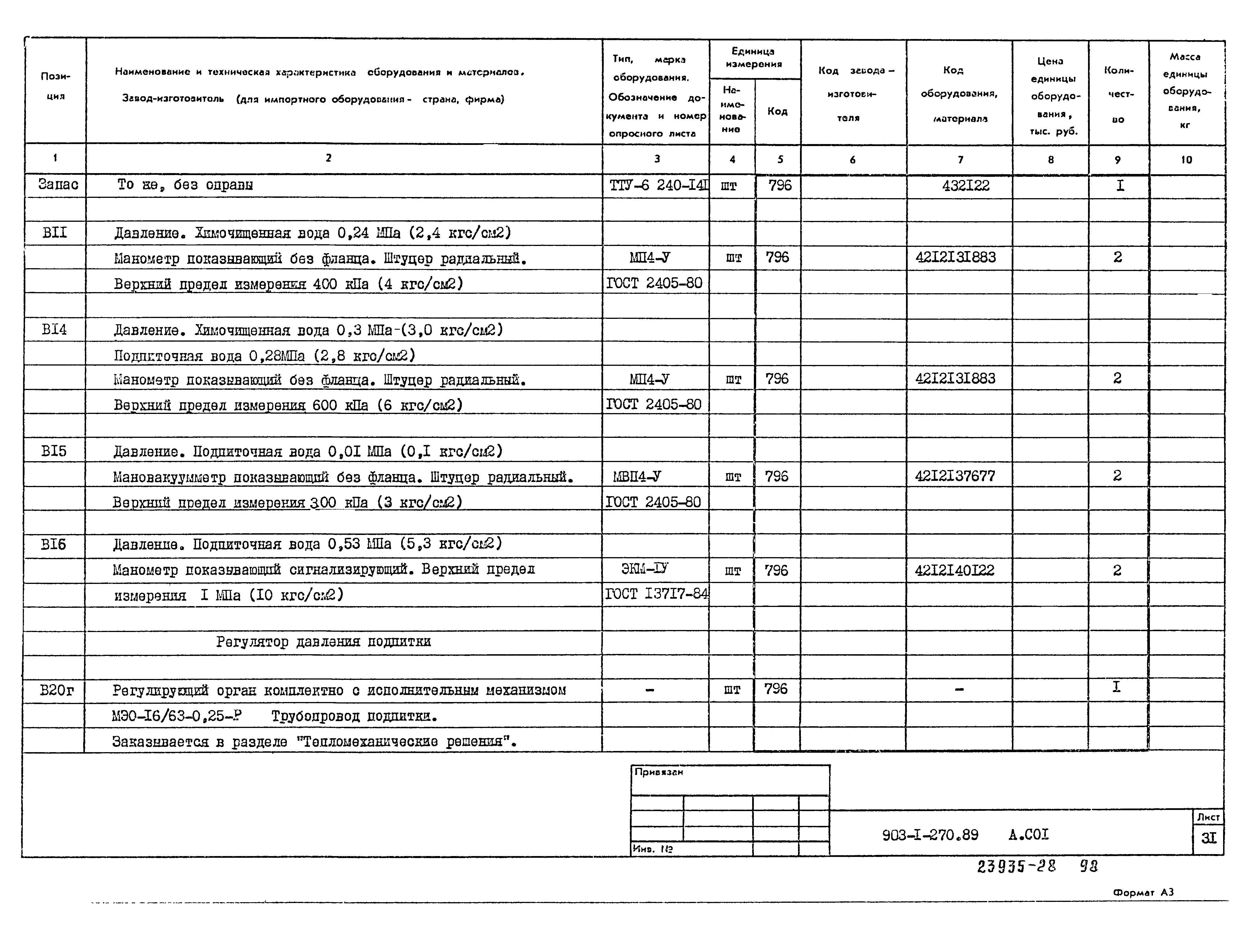 Типовой проект 903-1-270.89