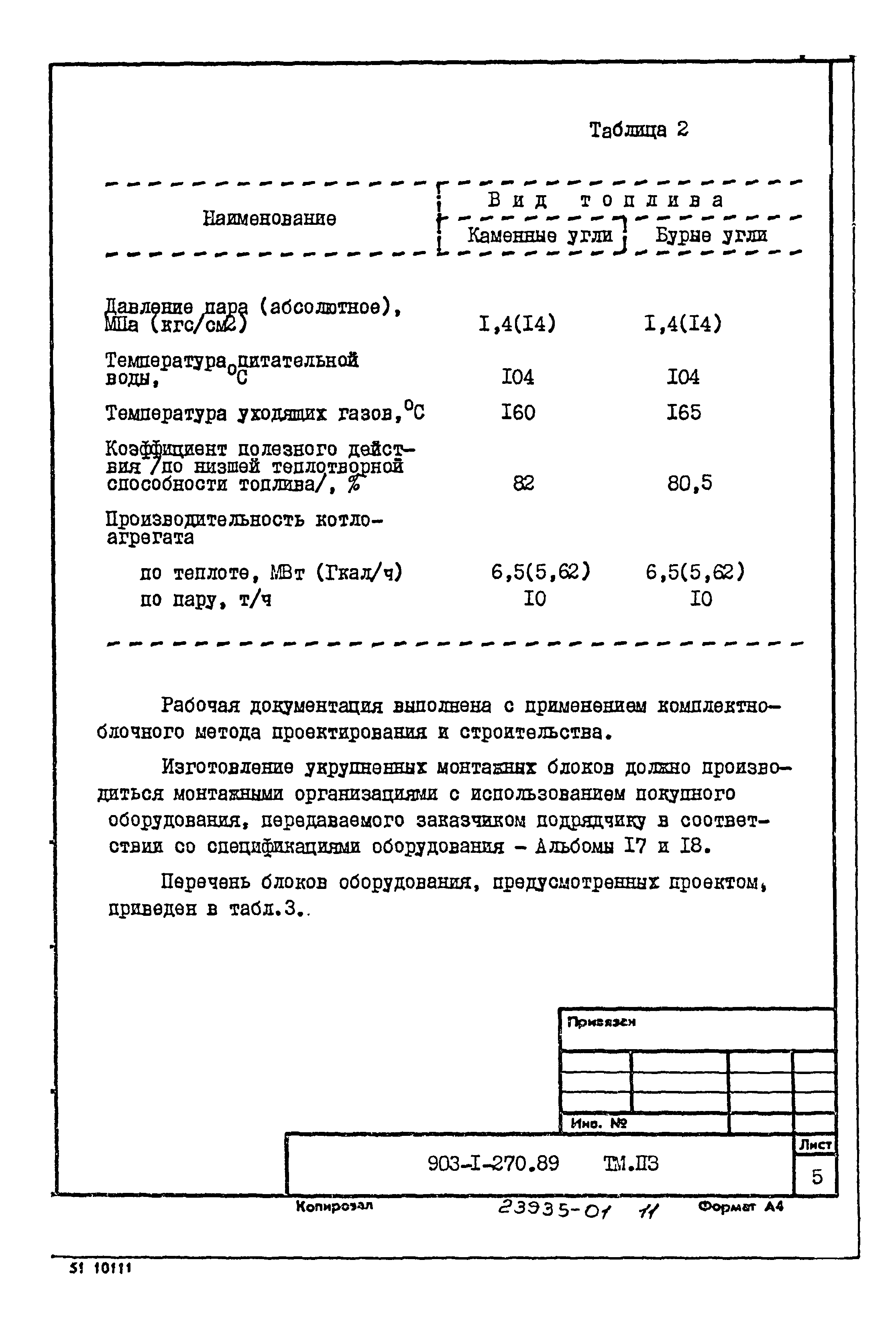 Типовой проект 903-1-270.89