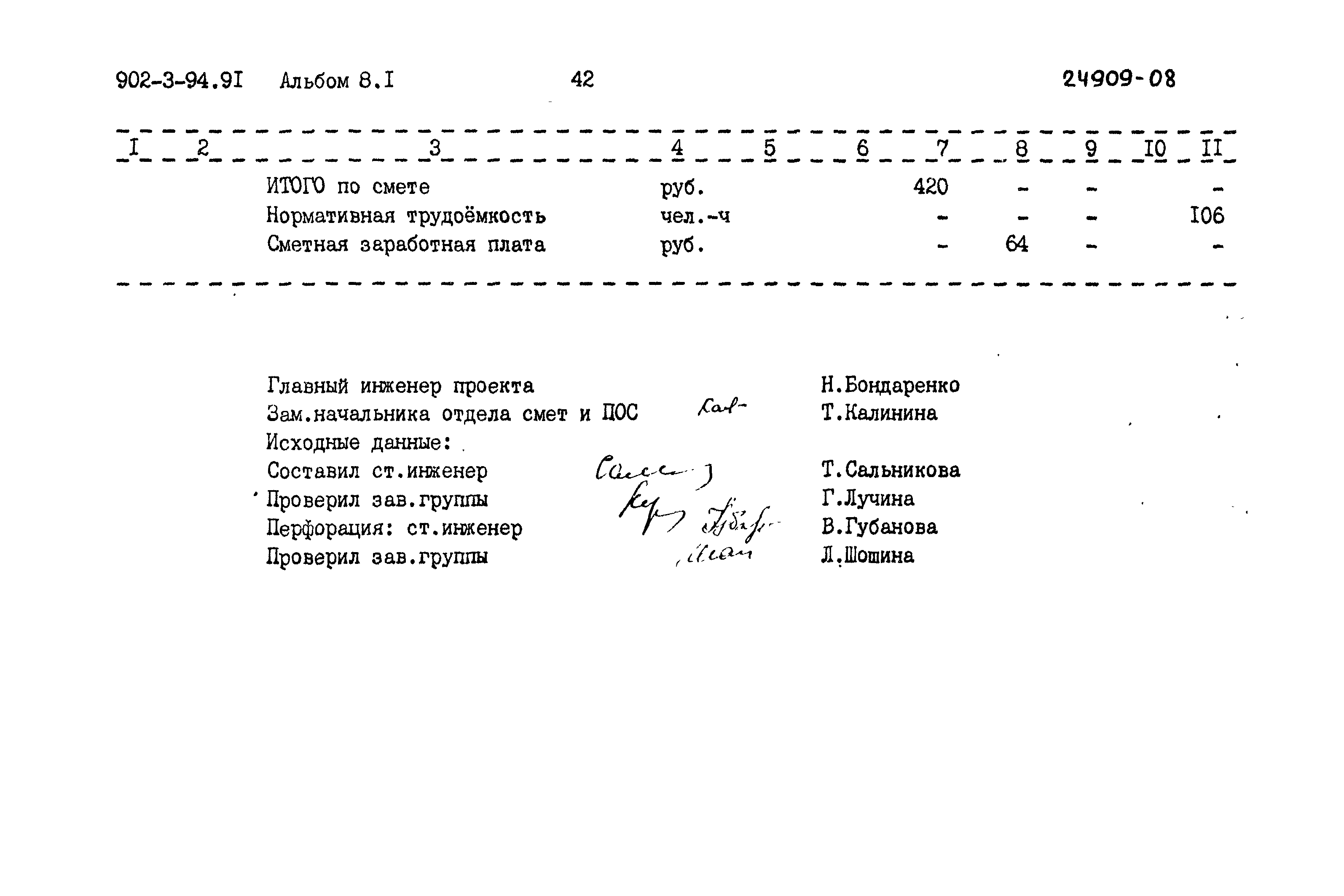 Типовой проект 902-3-94.91