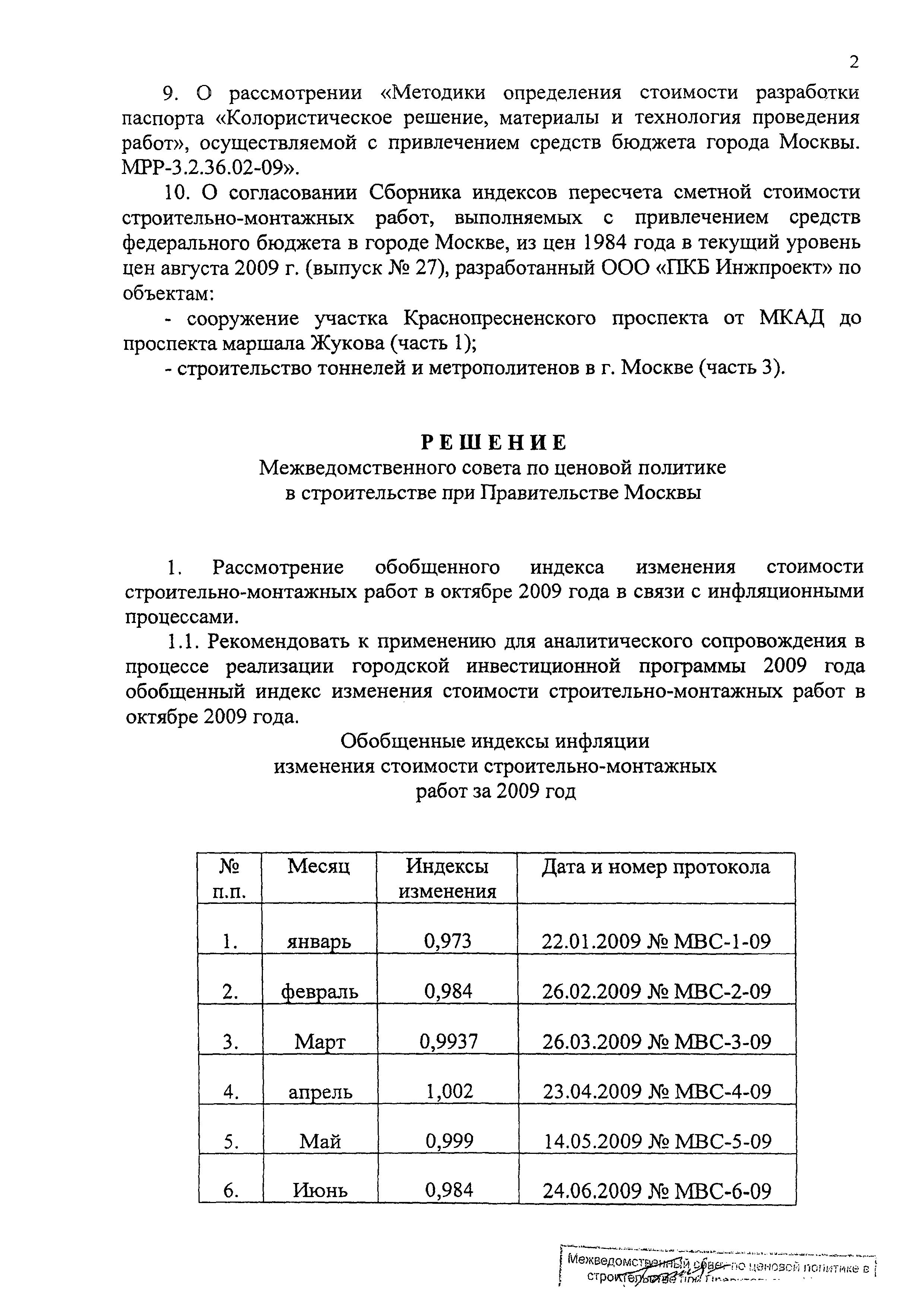 Протокол МВС-10-09