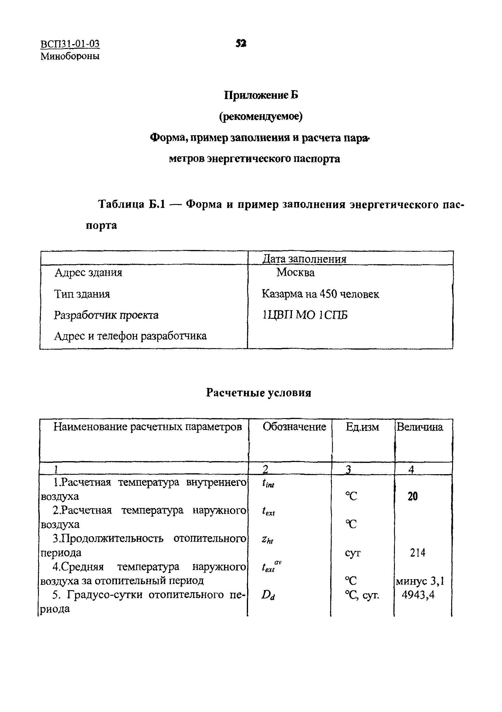 ВСП 31-01-03 МО РФ