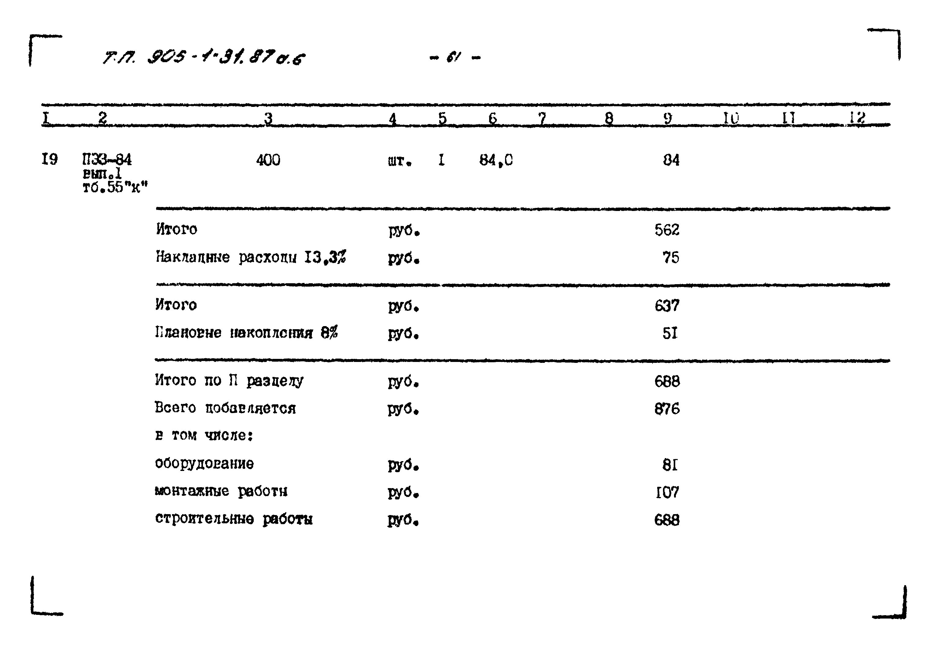 Типовой проект 905-1-31.87