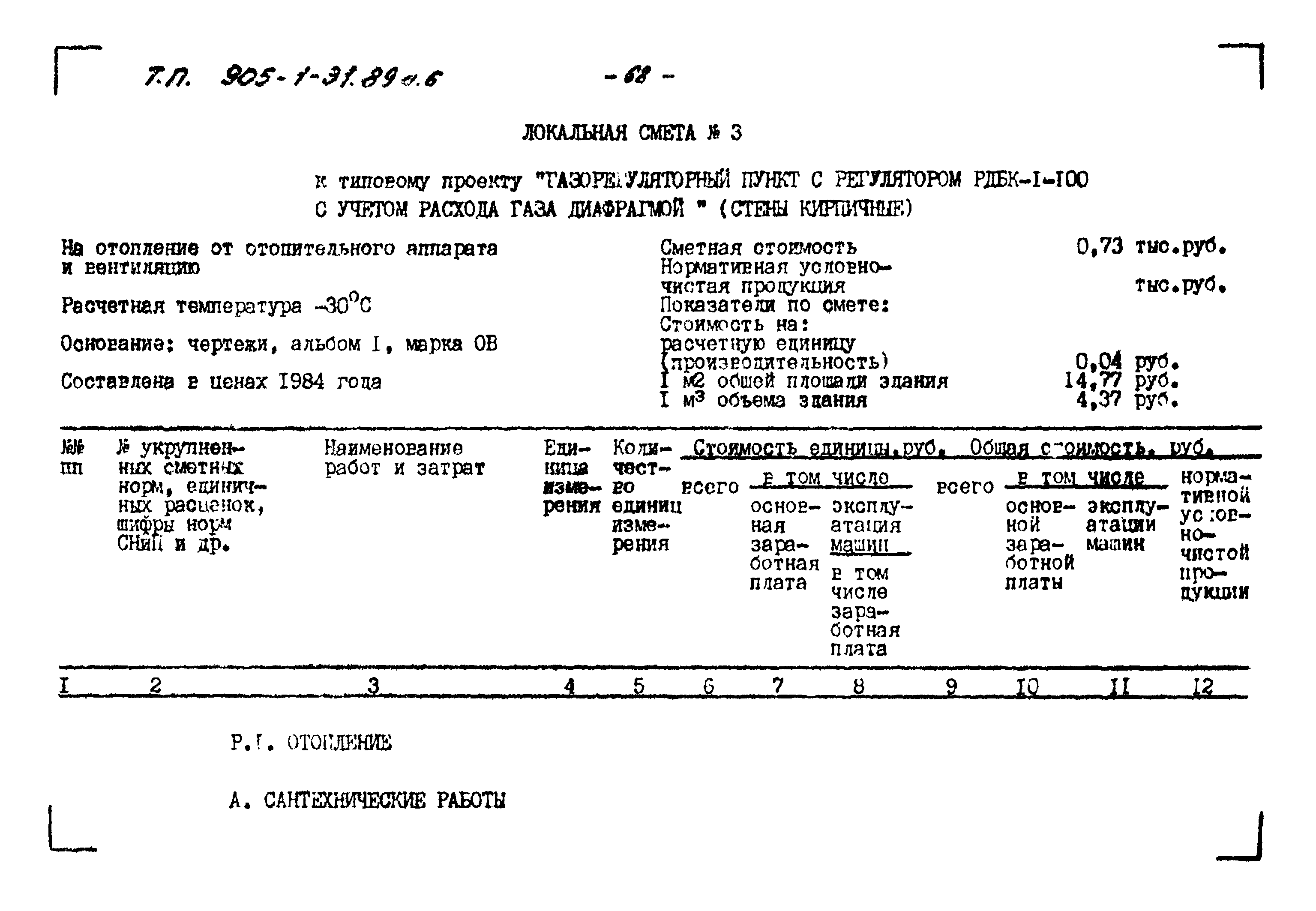 Типовой проект 905-1-31.87