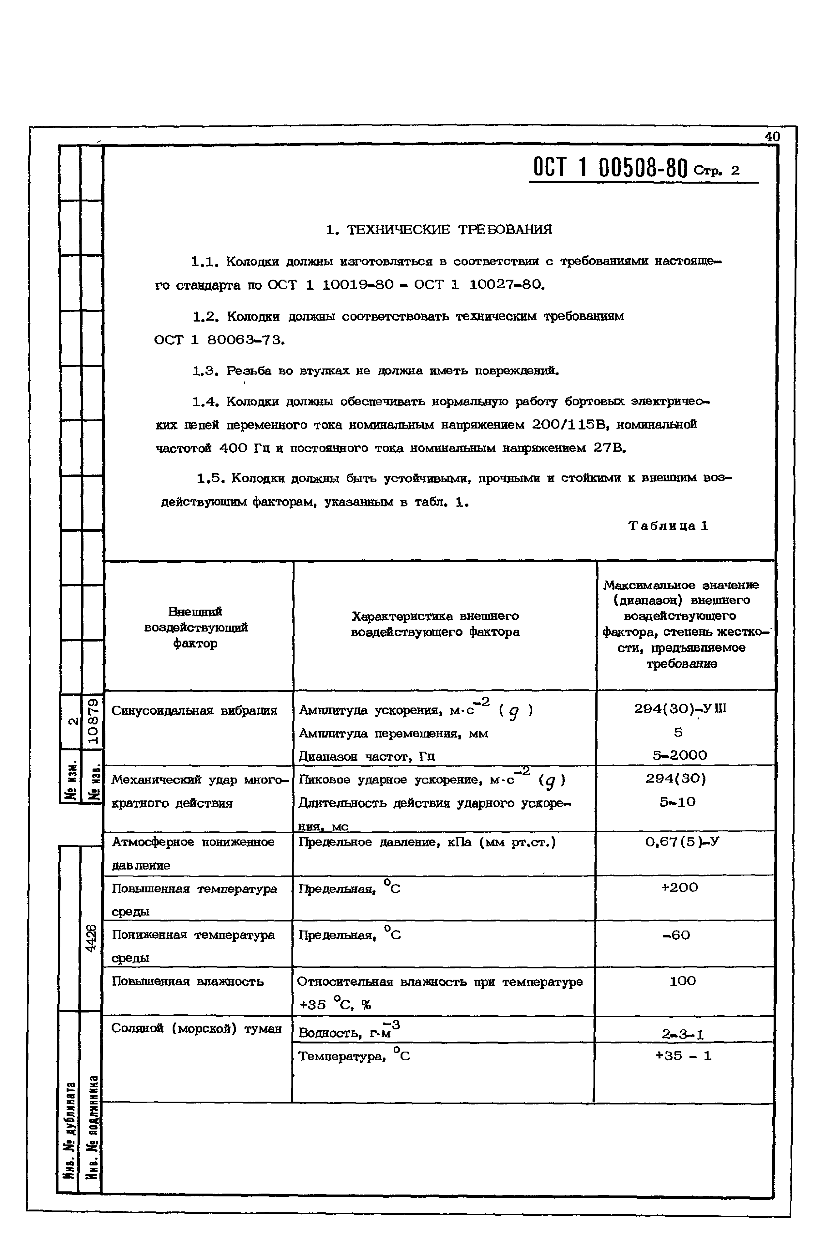 ОСТ 1 00508-80