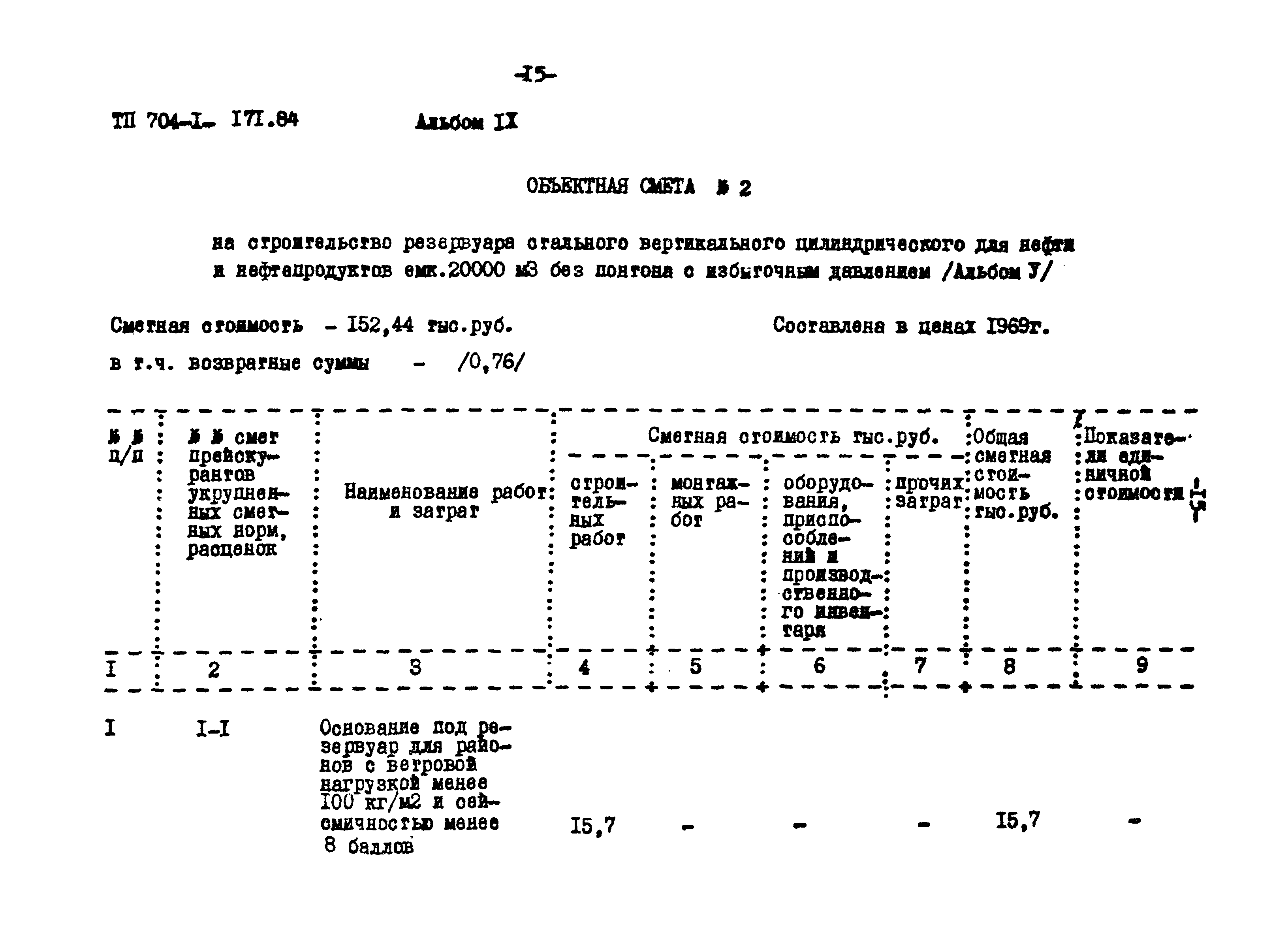 Типовой проект 704-1-171.84