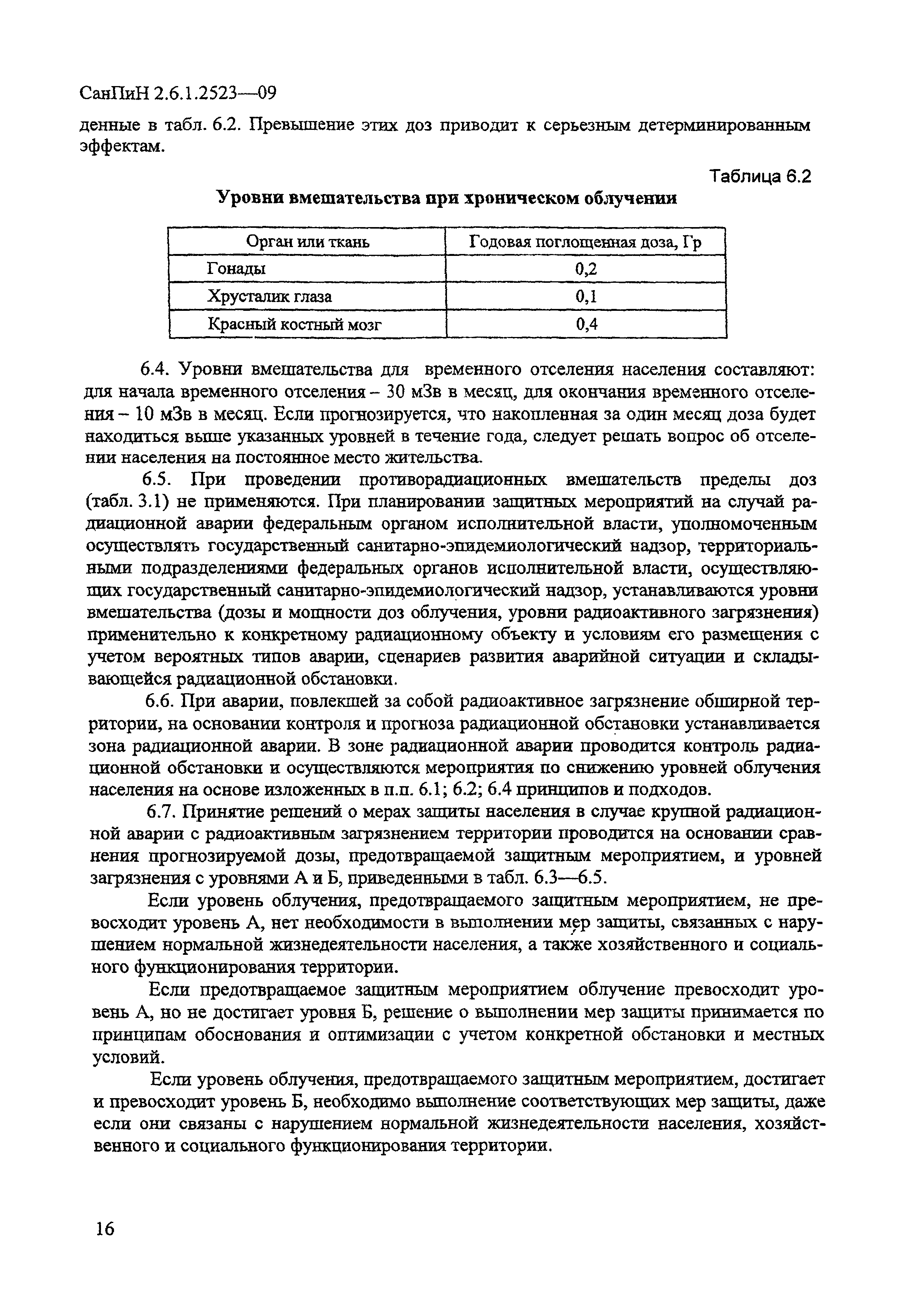 СанПиН 2.6.1.2523-09