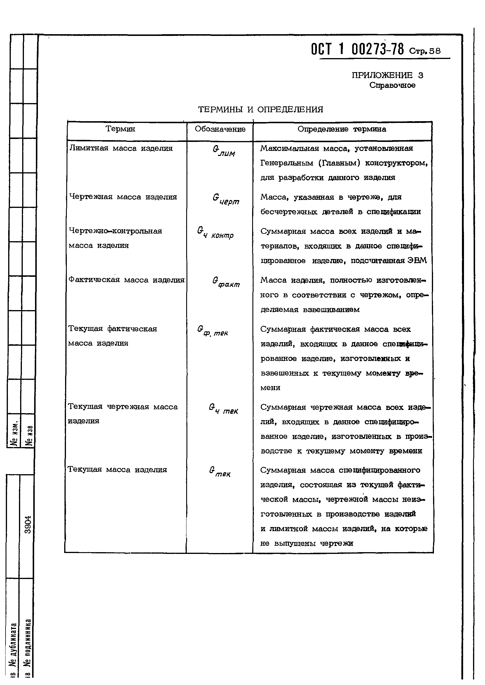 ОСТ 1 00273-78