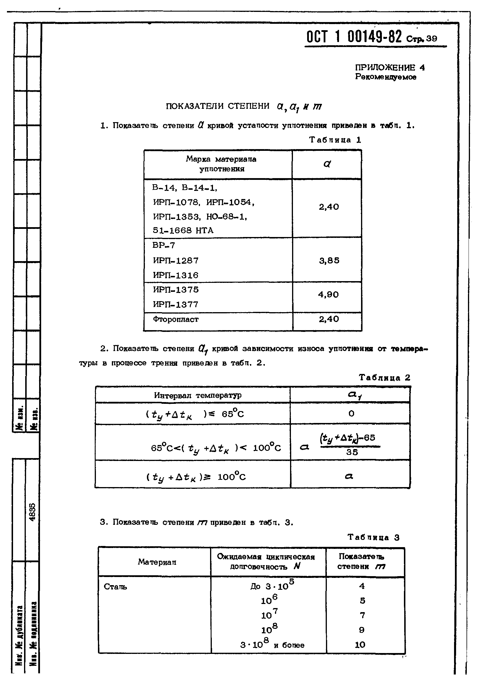 ОСТ 1 00149-82