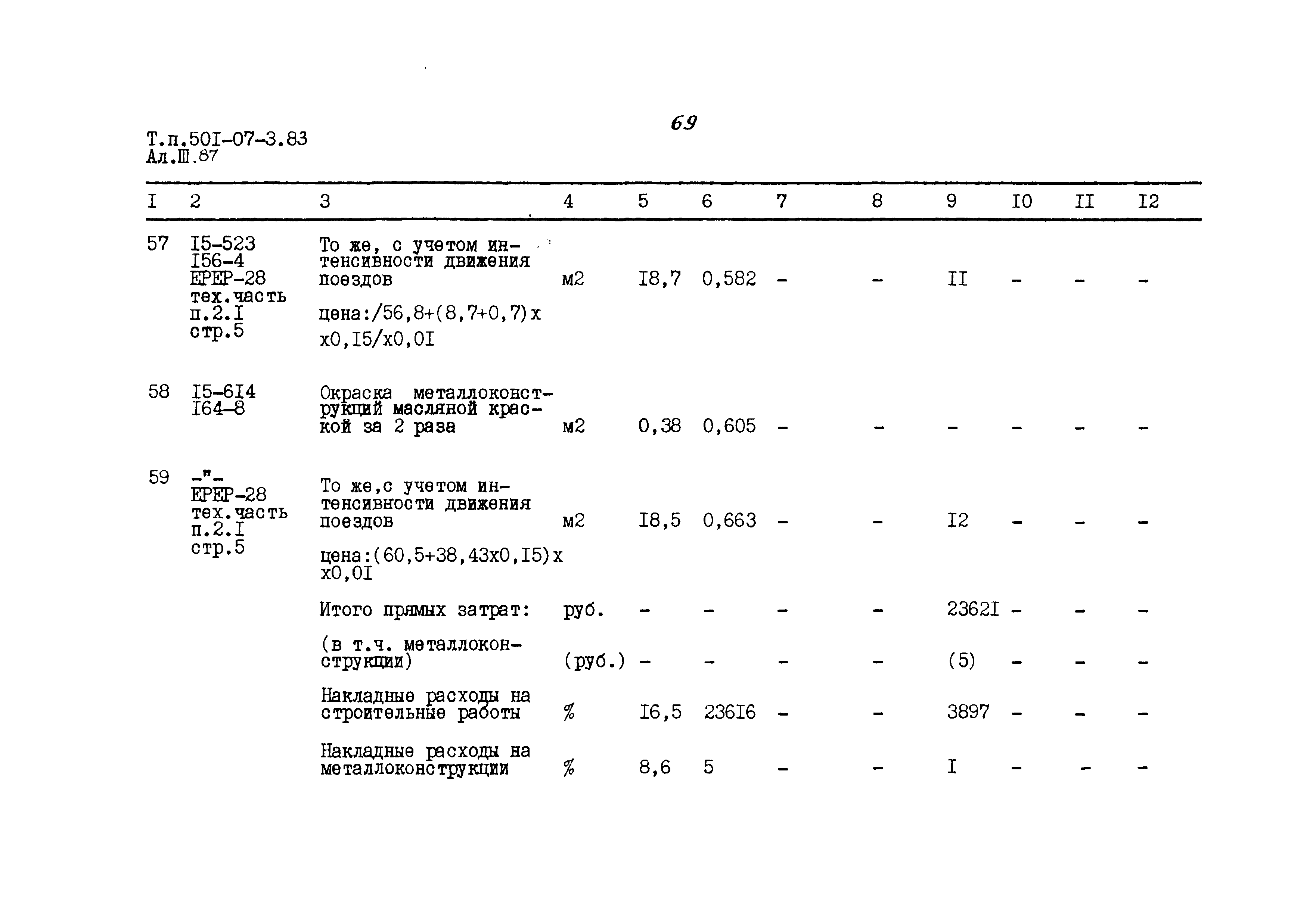 Типовые проектные решения 501-07-3.83