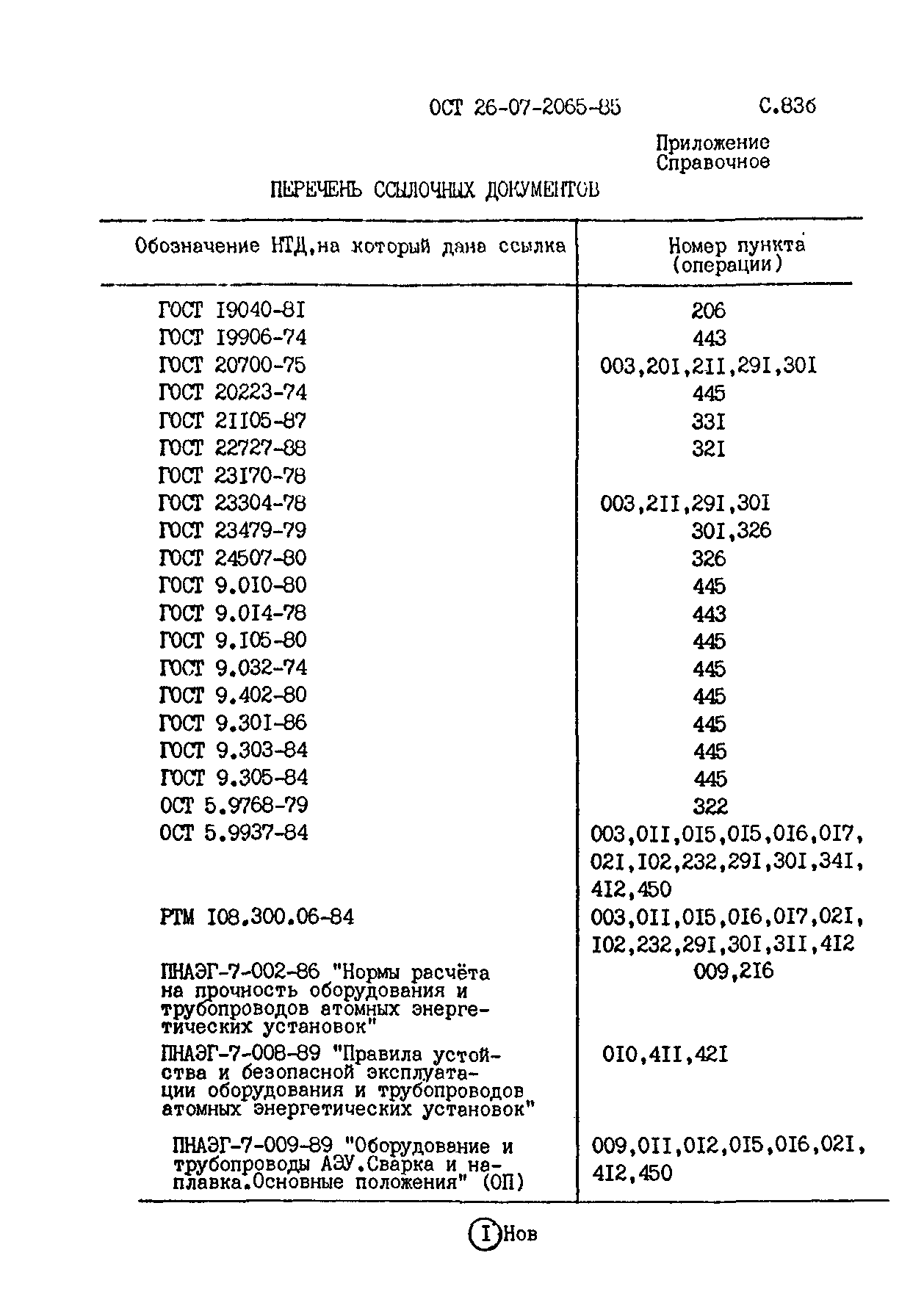 ОСТ 26-07-2065-85