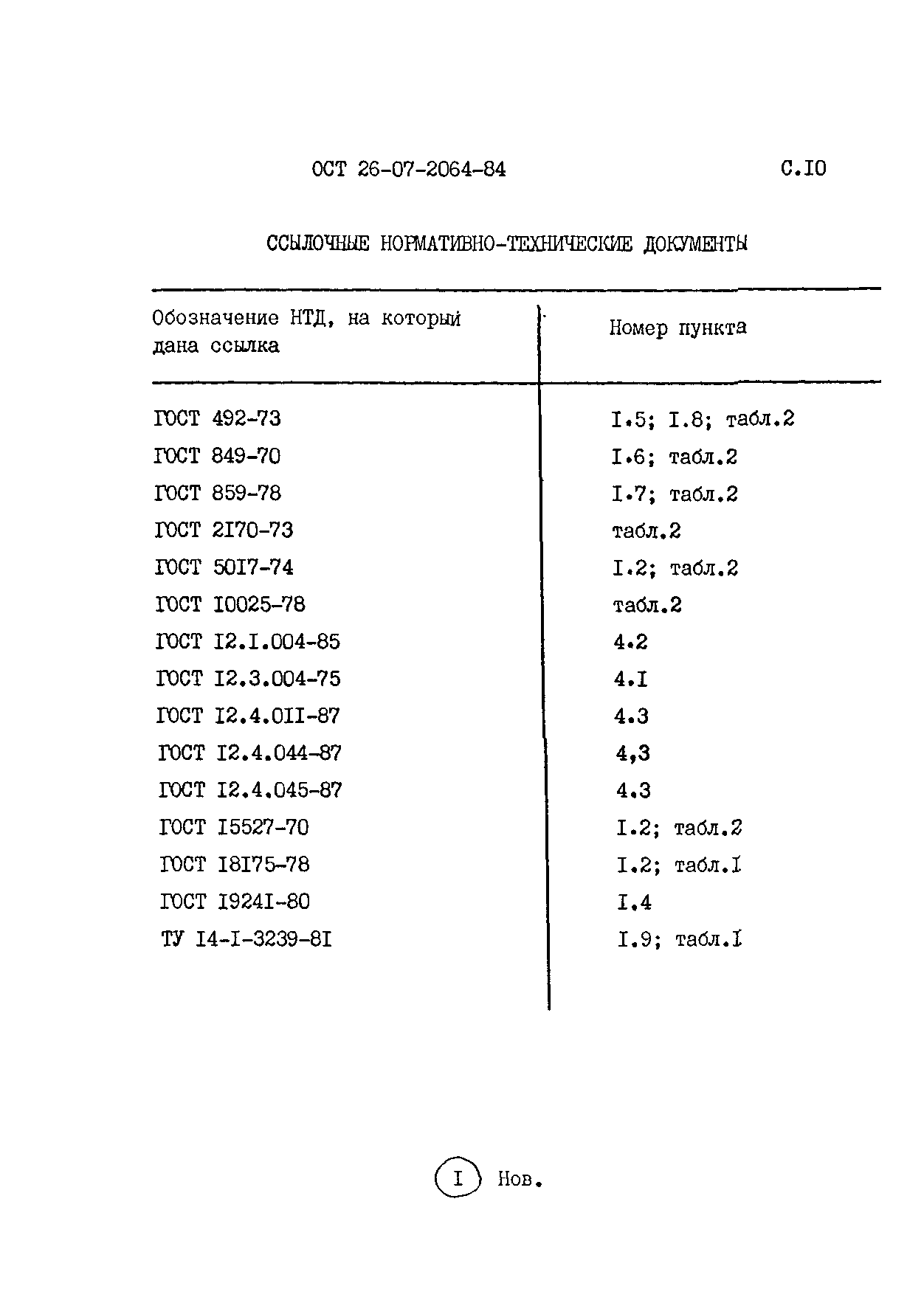 ОСТ 26-07-2064-84