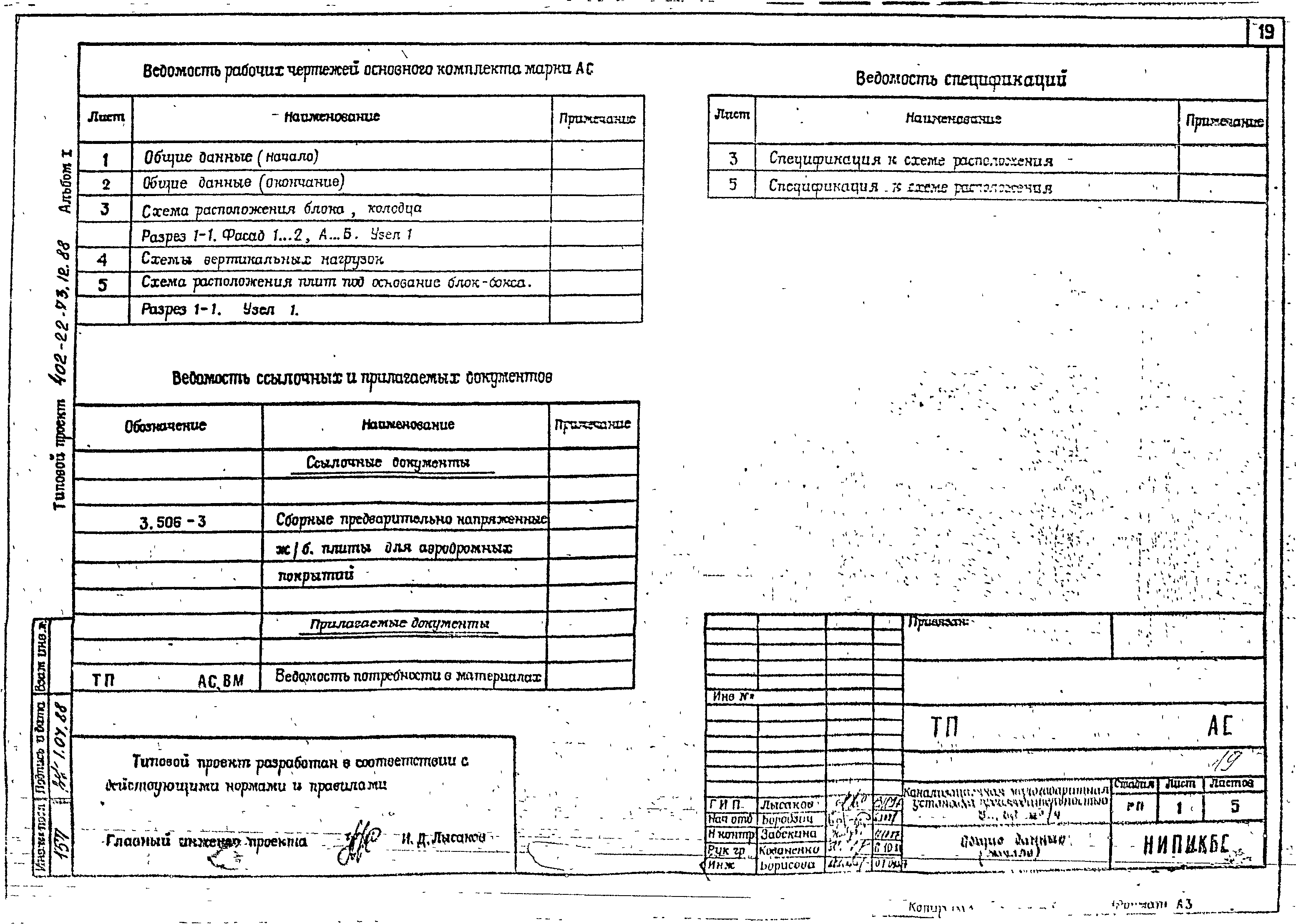 Типовой проект 402-22-73.12.88