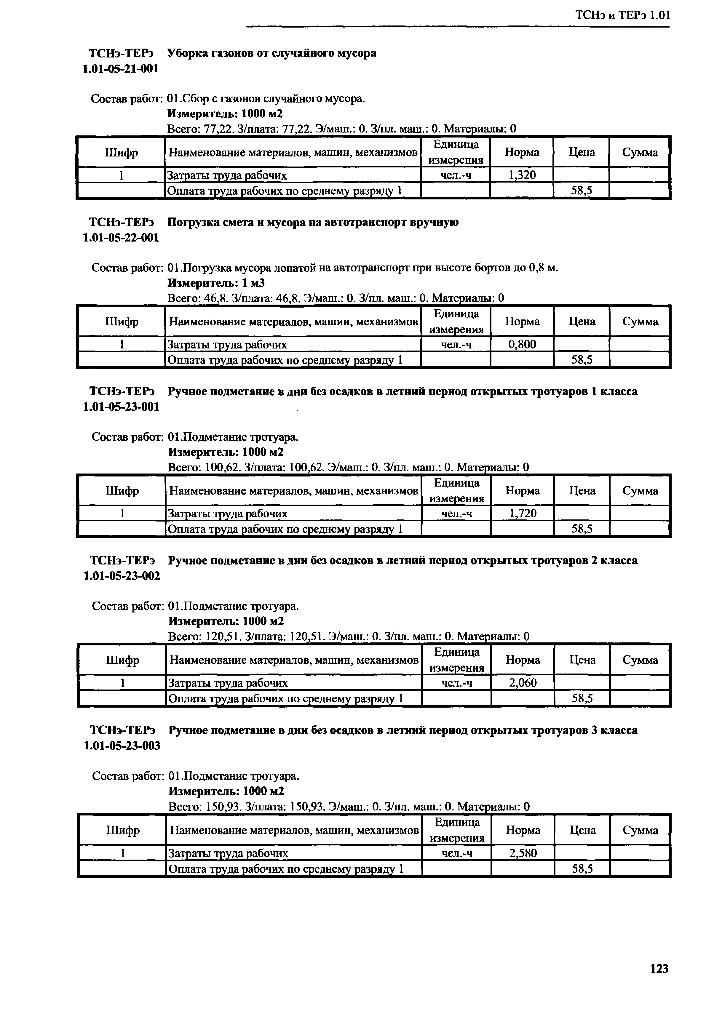 ТСНэ и ТЕРэ 1.01-05