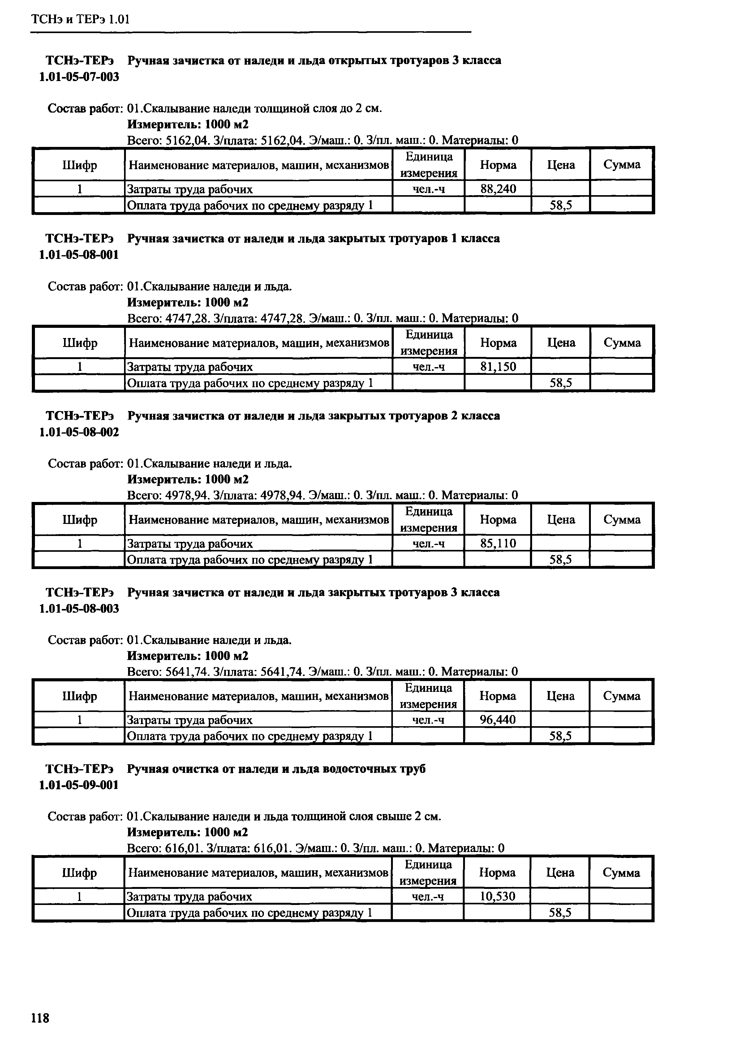 ТСНэ и ТЕРэ 1.01-05