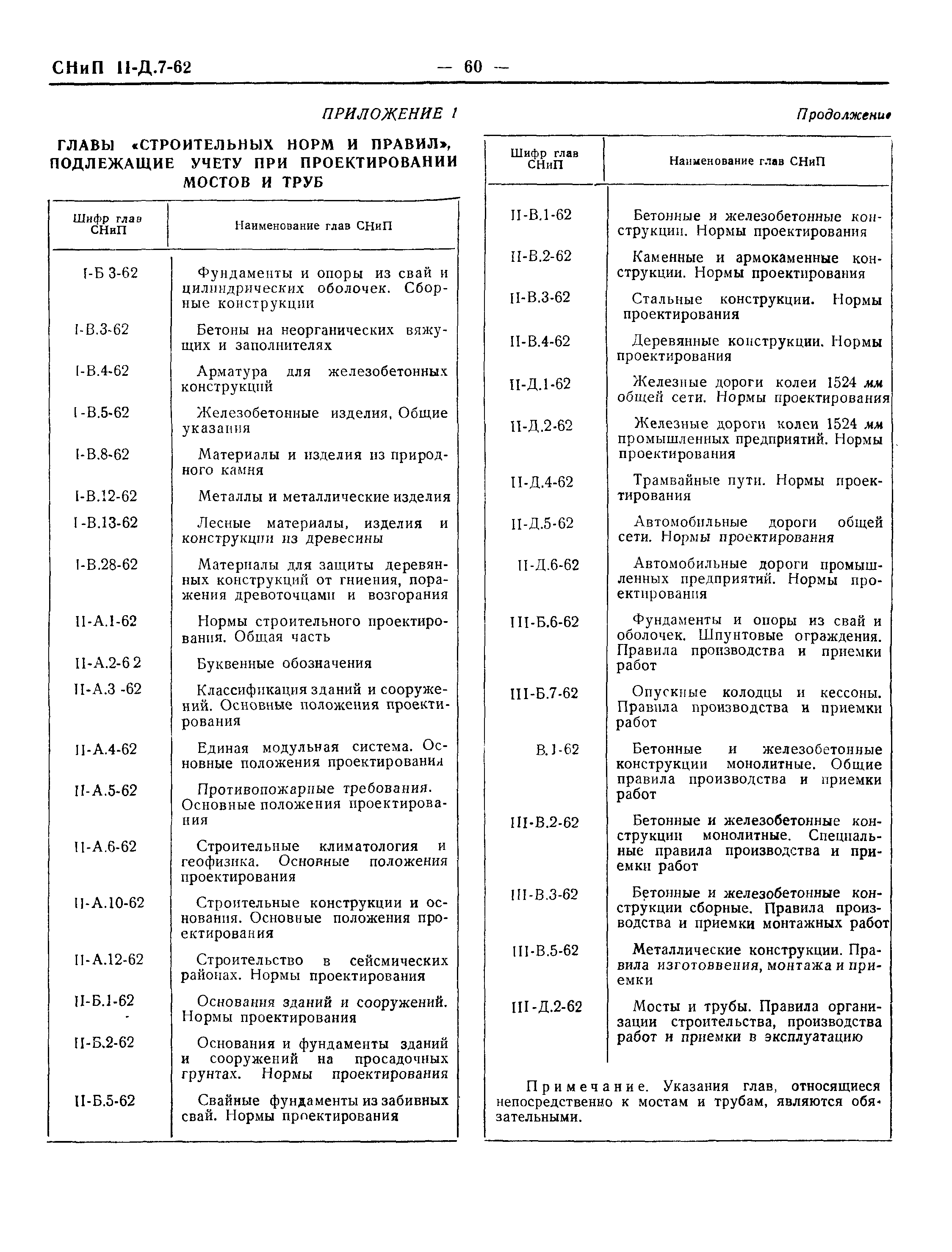 СНиП II-Д.7-62