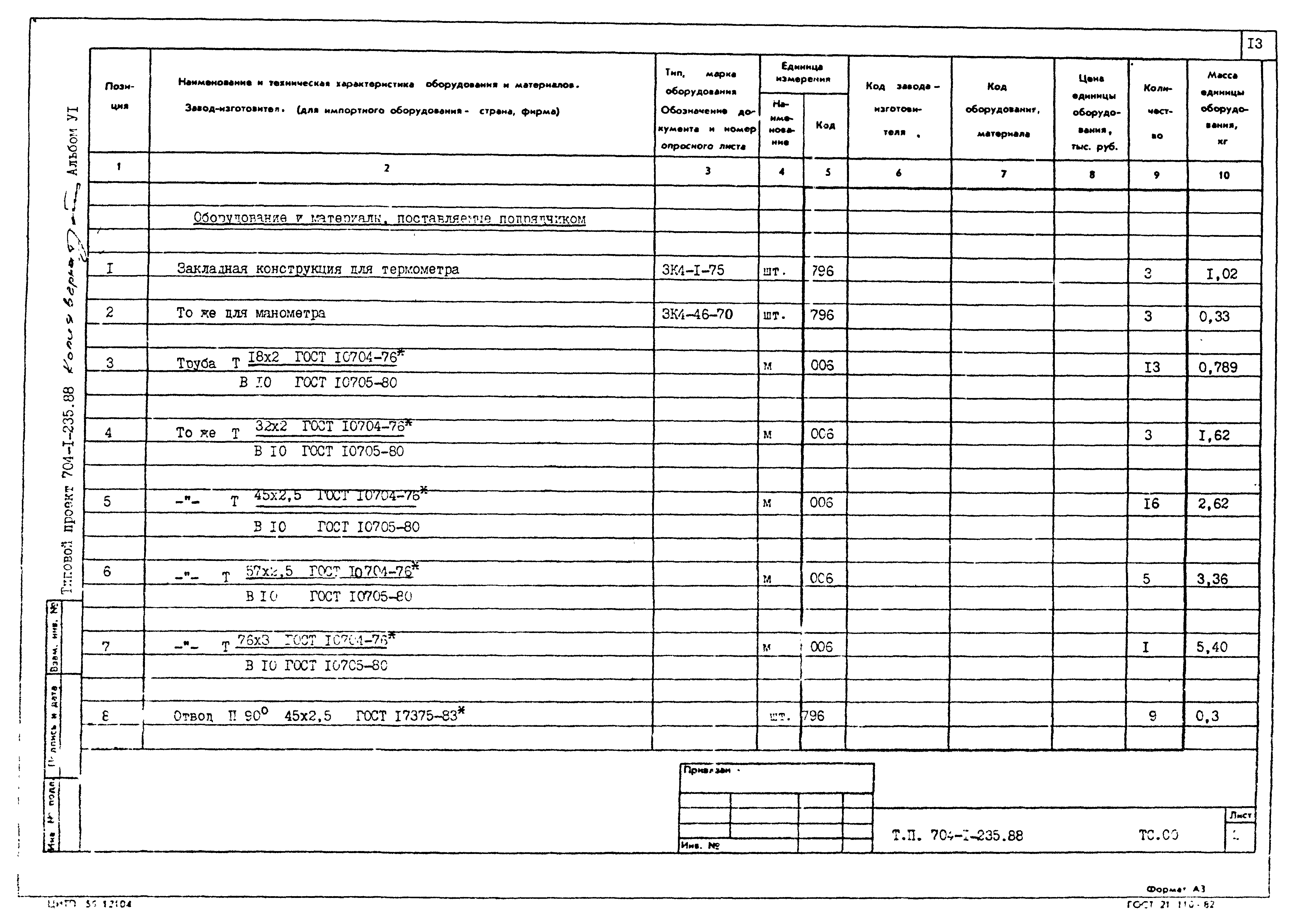 Типовой проект 704-1-235.88