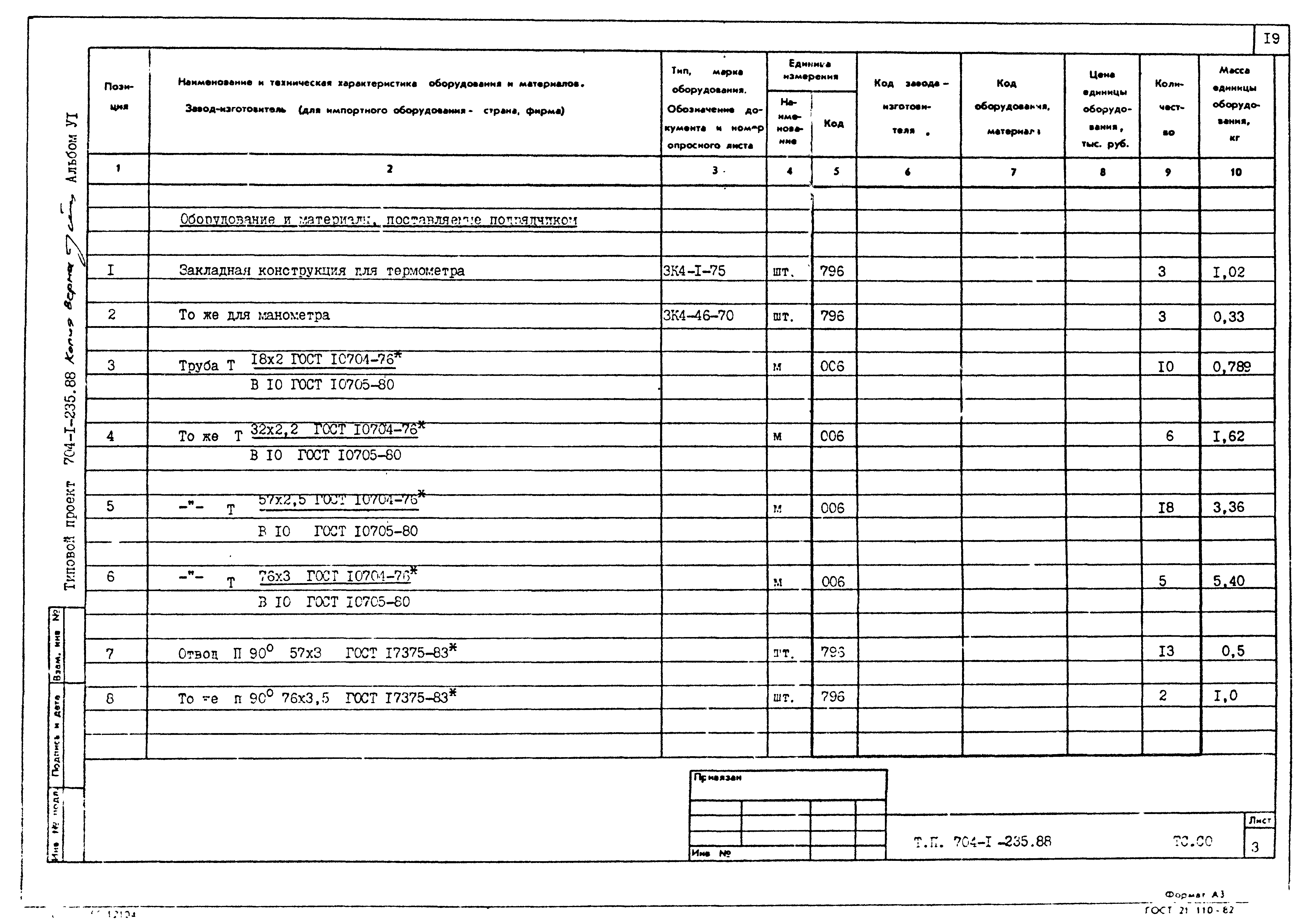 Типовой проект 704-1-235.88