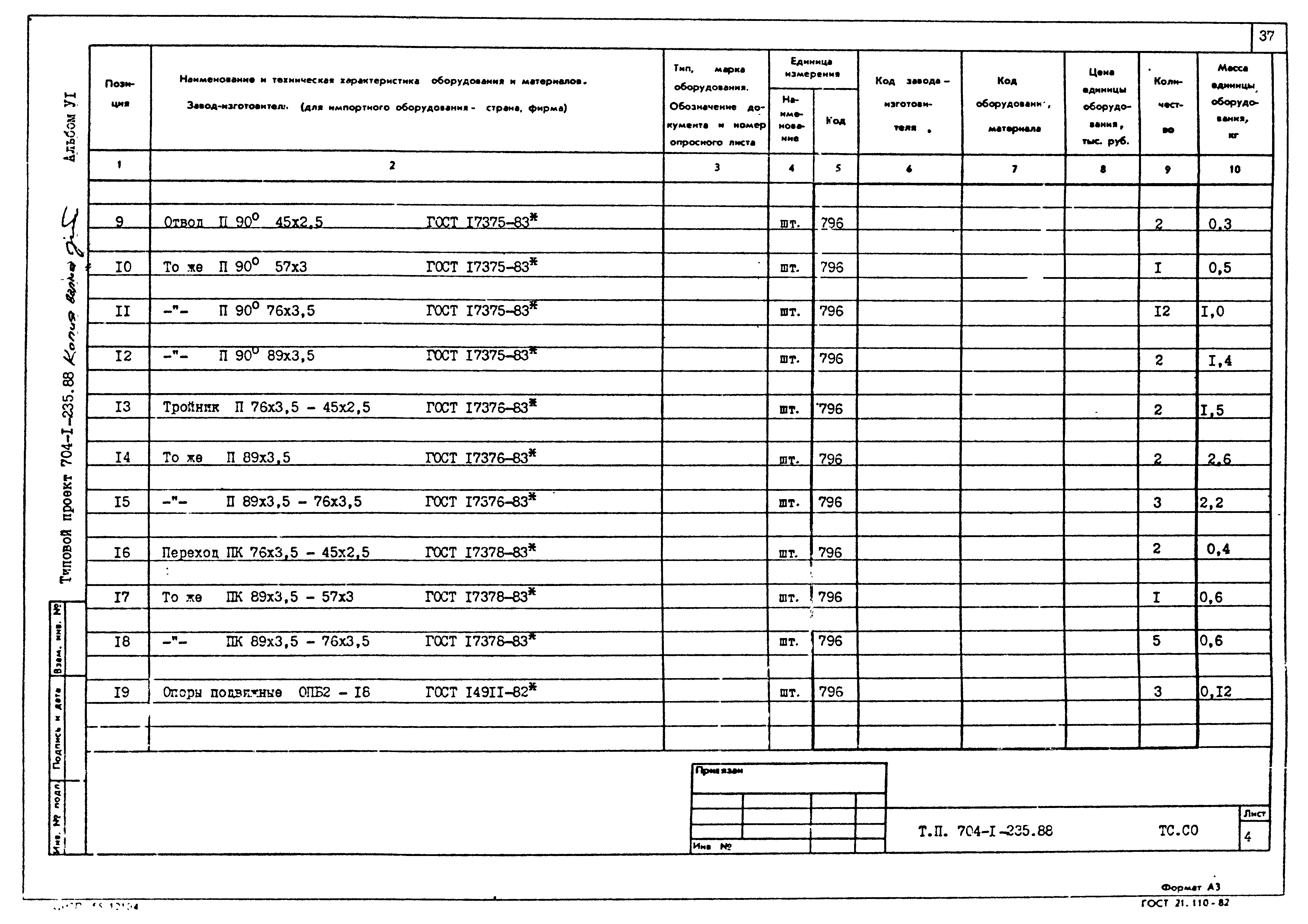 Типовой проект 704-1-235.88