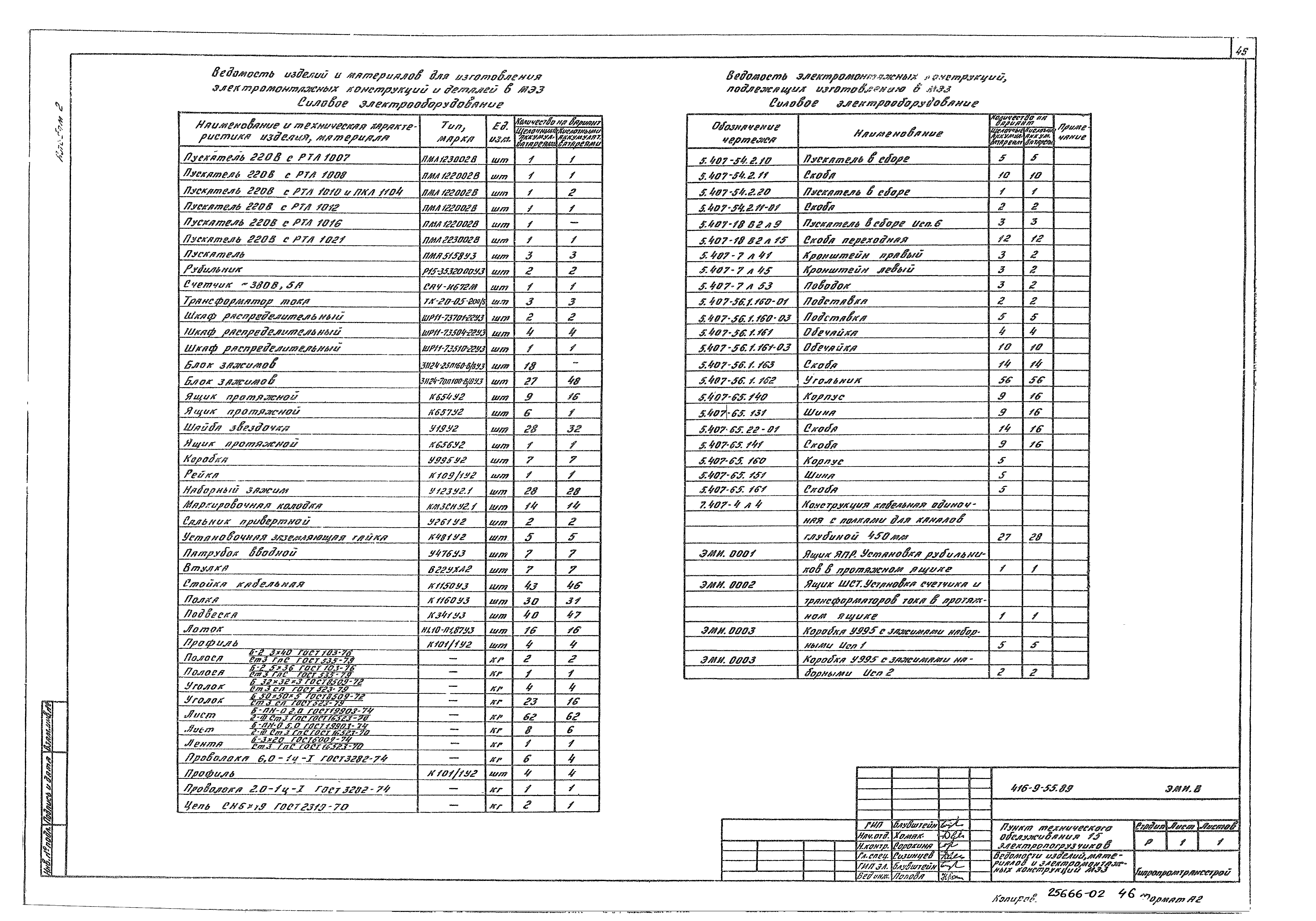 Типовой проект 416-9-55.89