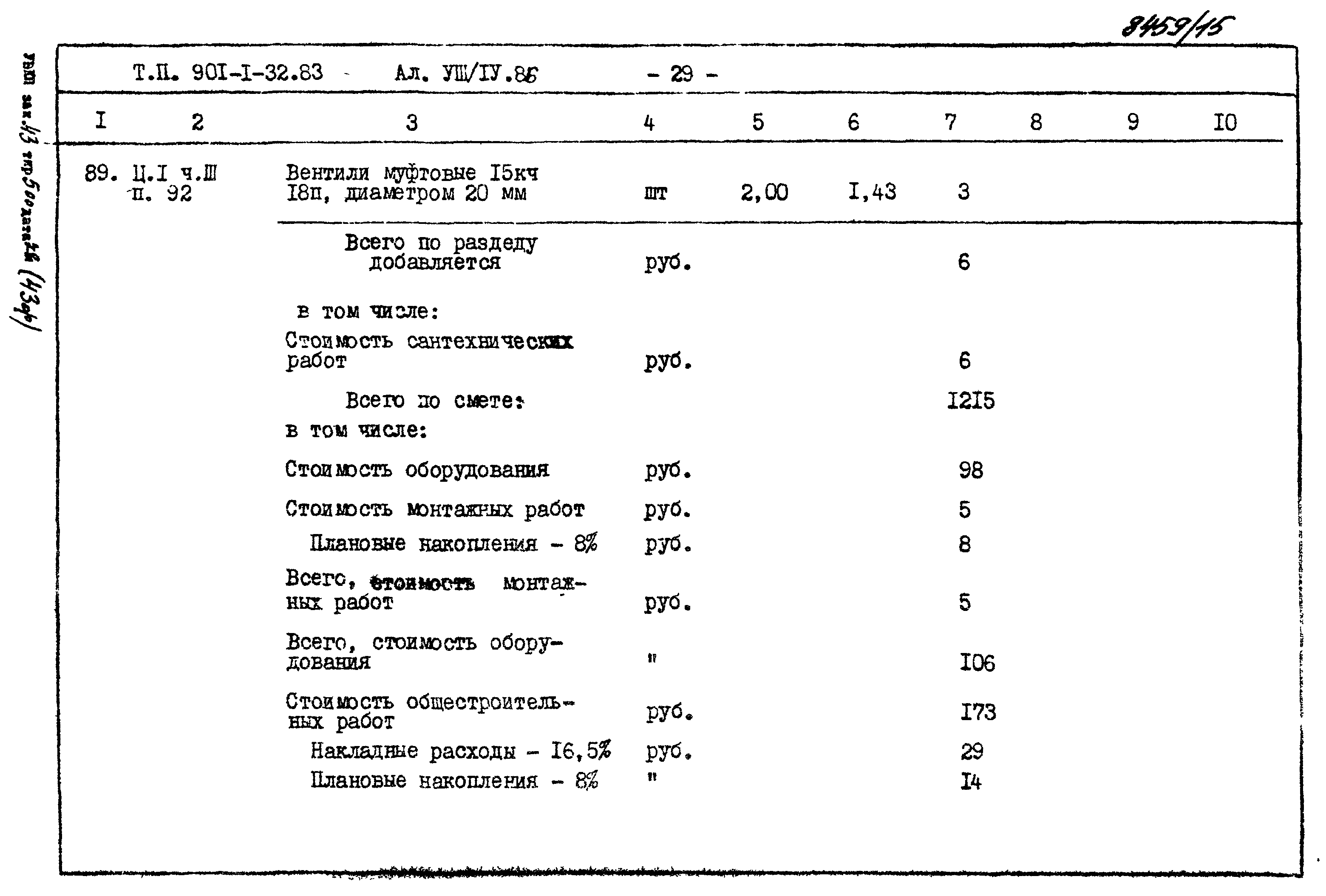 Типовой проект 901-1-70.87