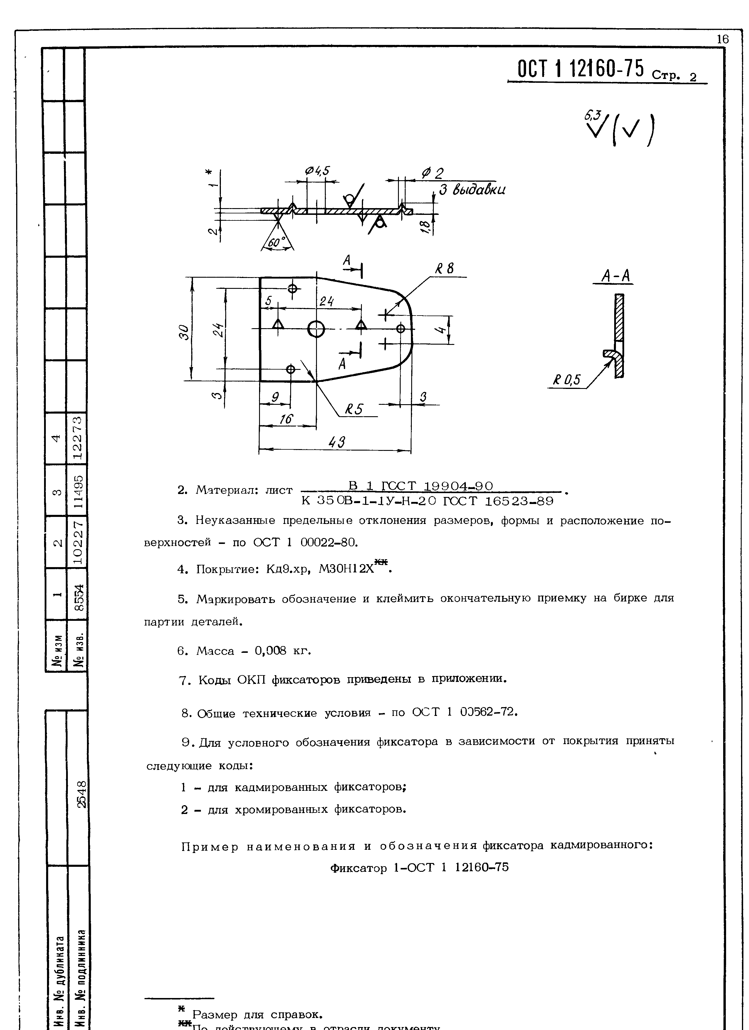 ОСТ 1 12160-75