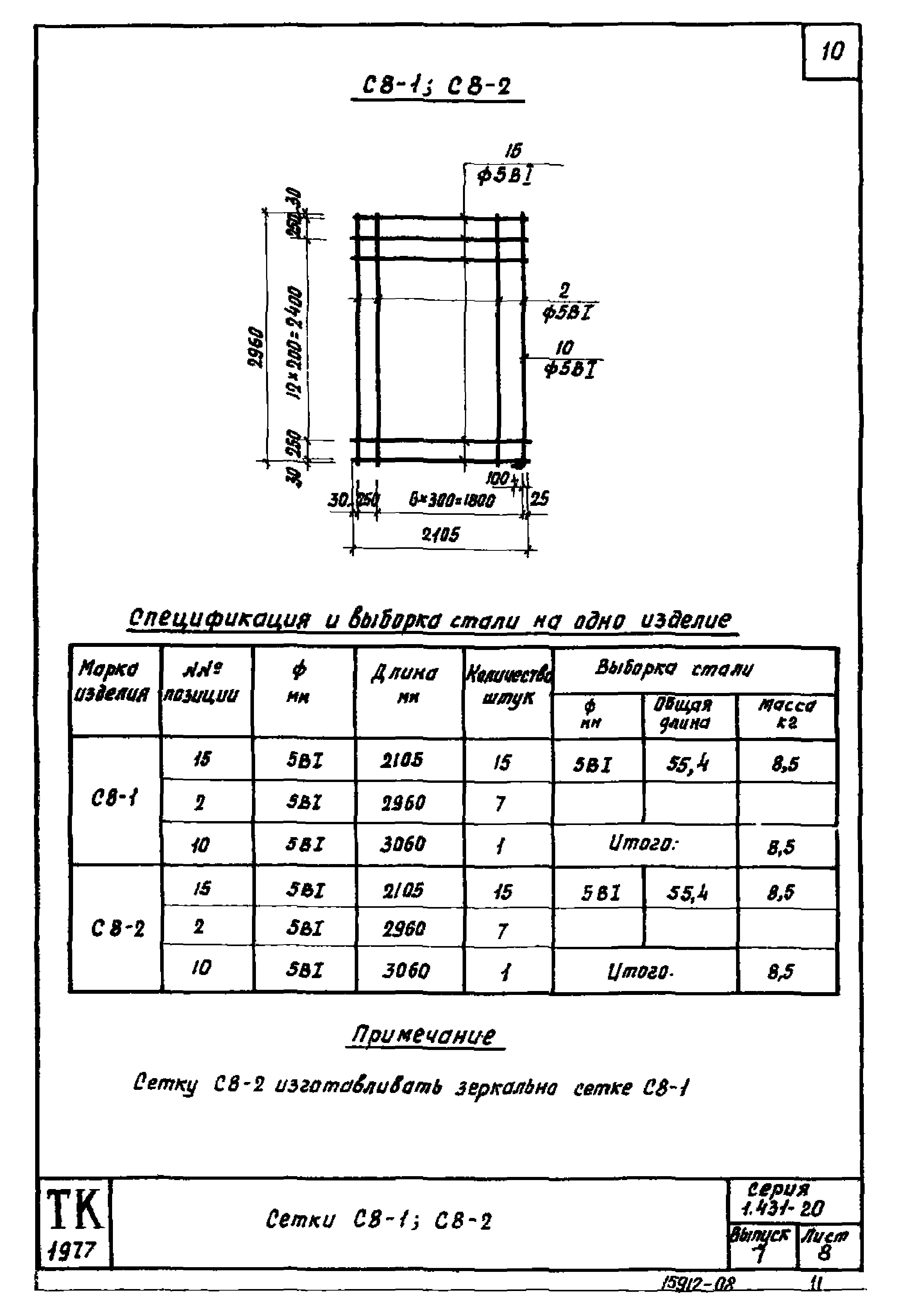 Серия 1.431-20