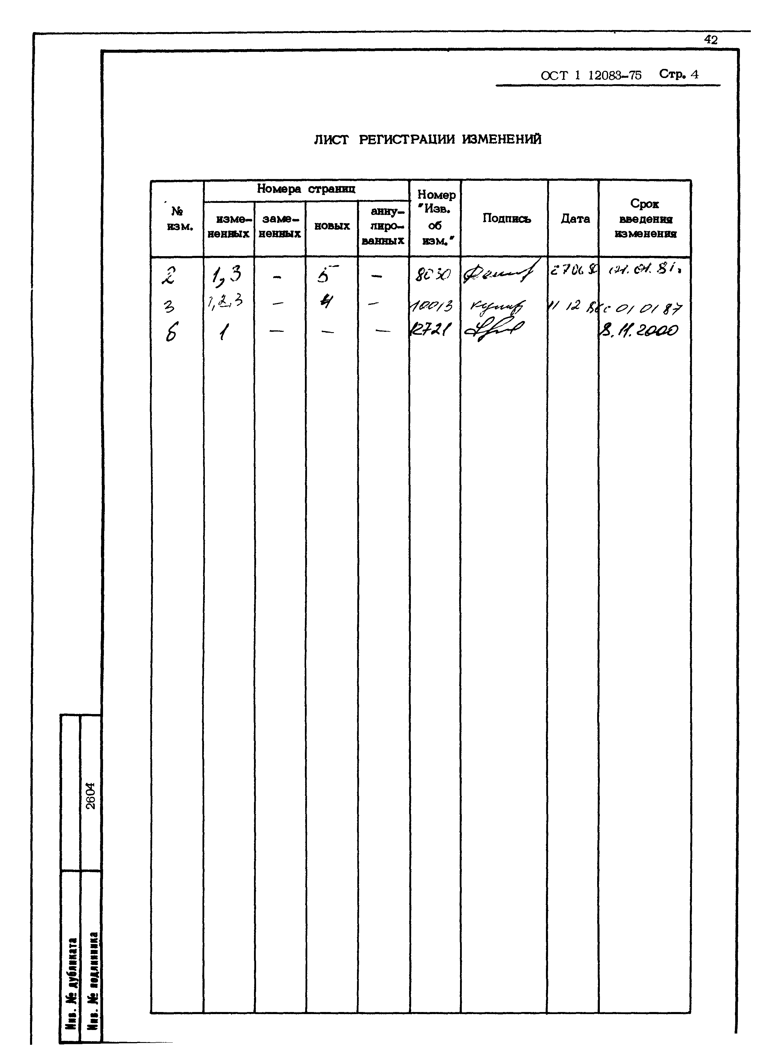 ОСТ 1 12083-75