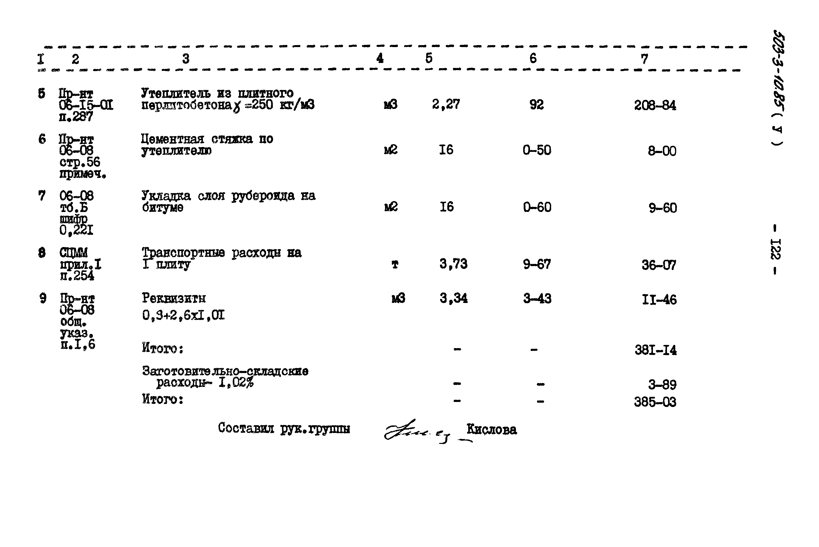 Типовой проект 503-3-10.85