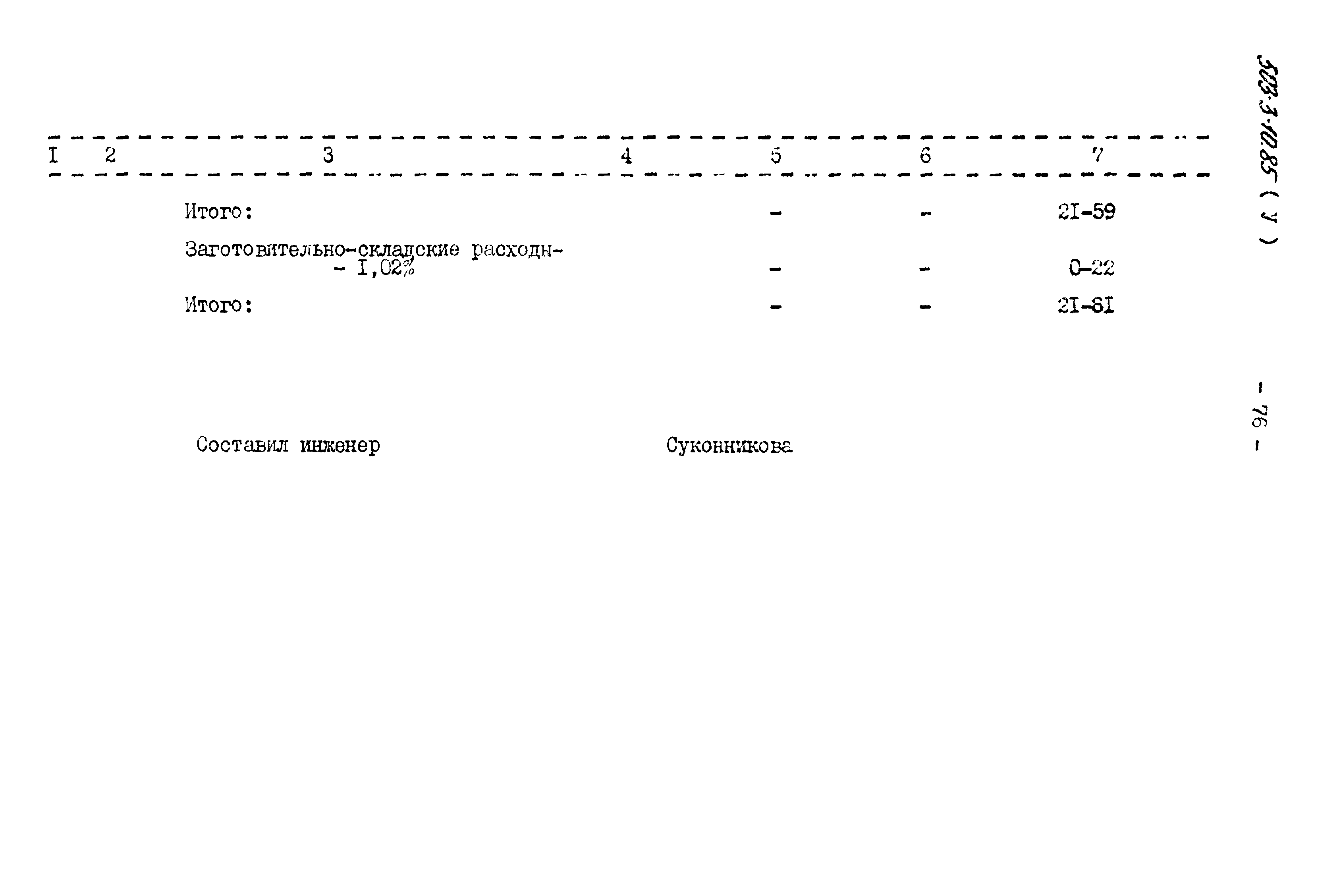 Типовой проект 503-3-10.85