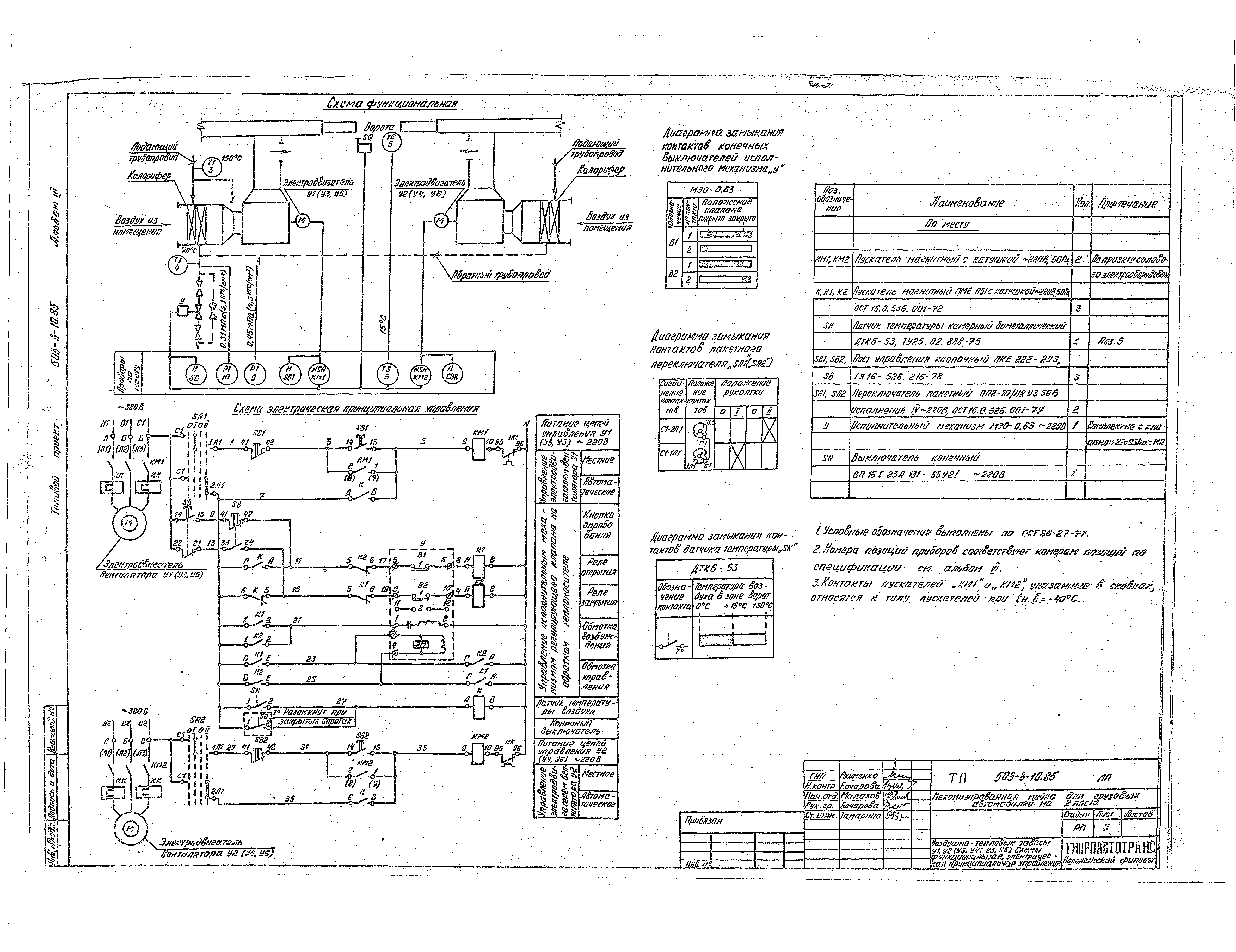Типовой проект 503-3-10.85