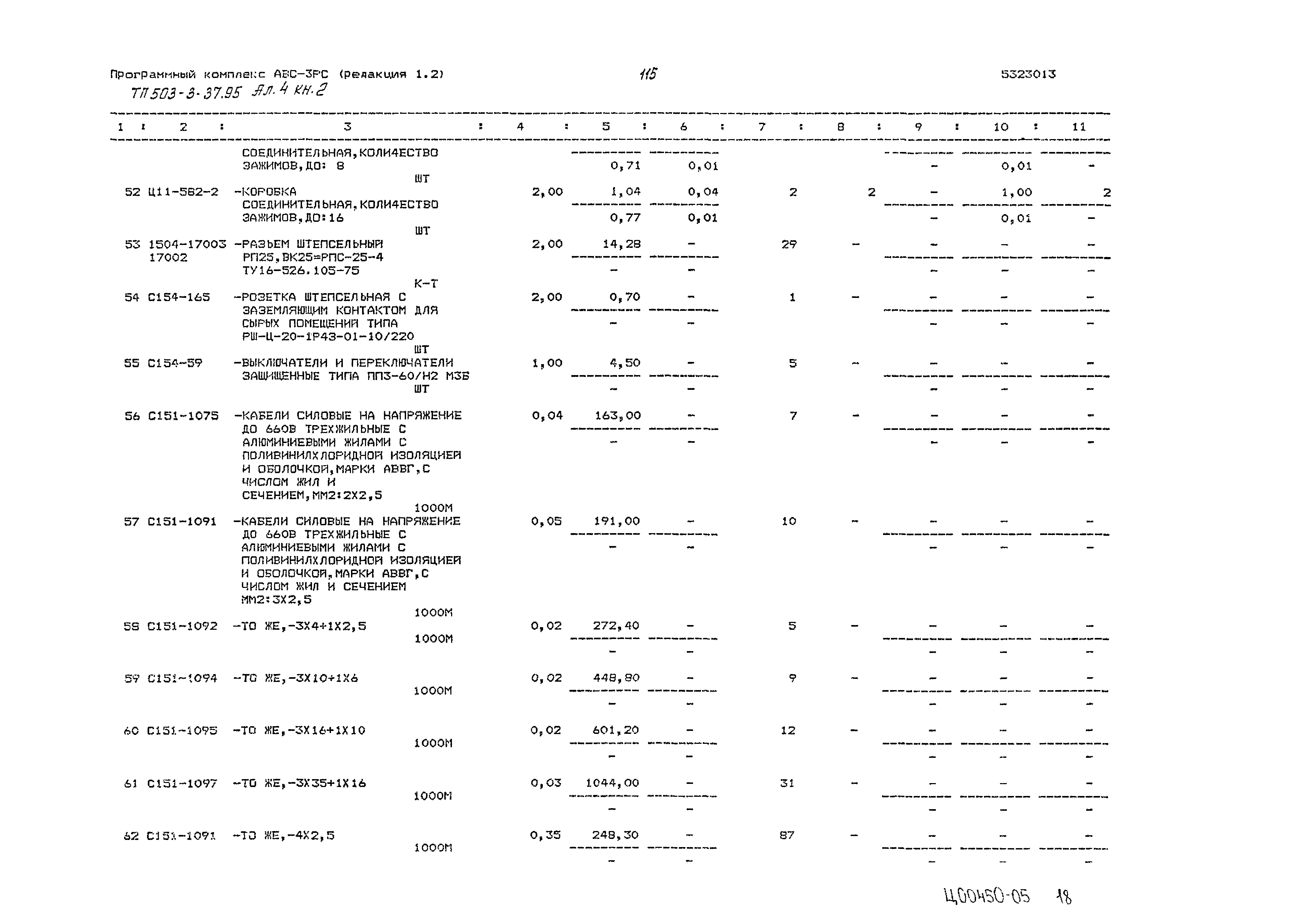 Типовой проект 503-3-37.95