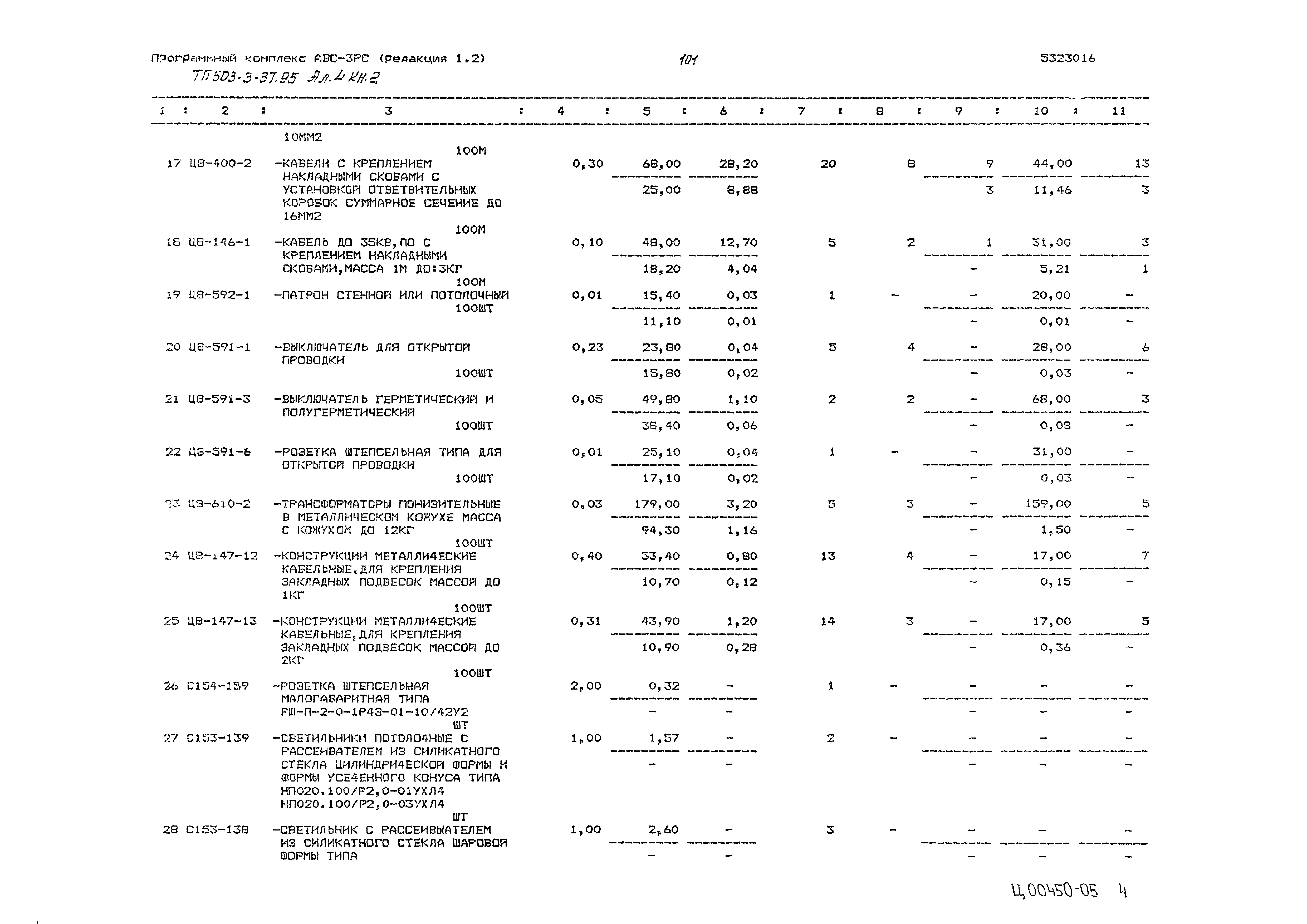 Типовой проект 503-3-37.95