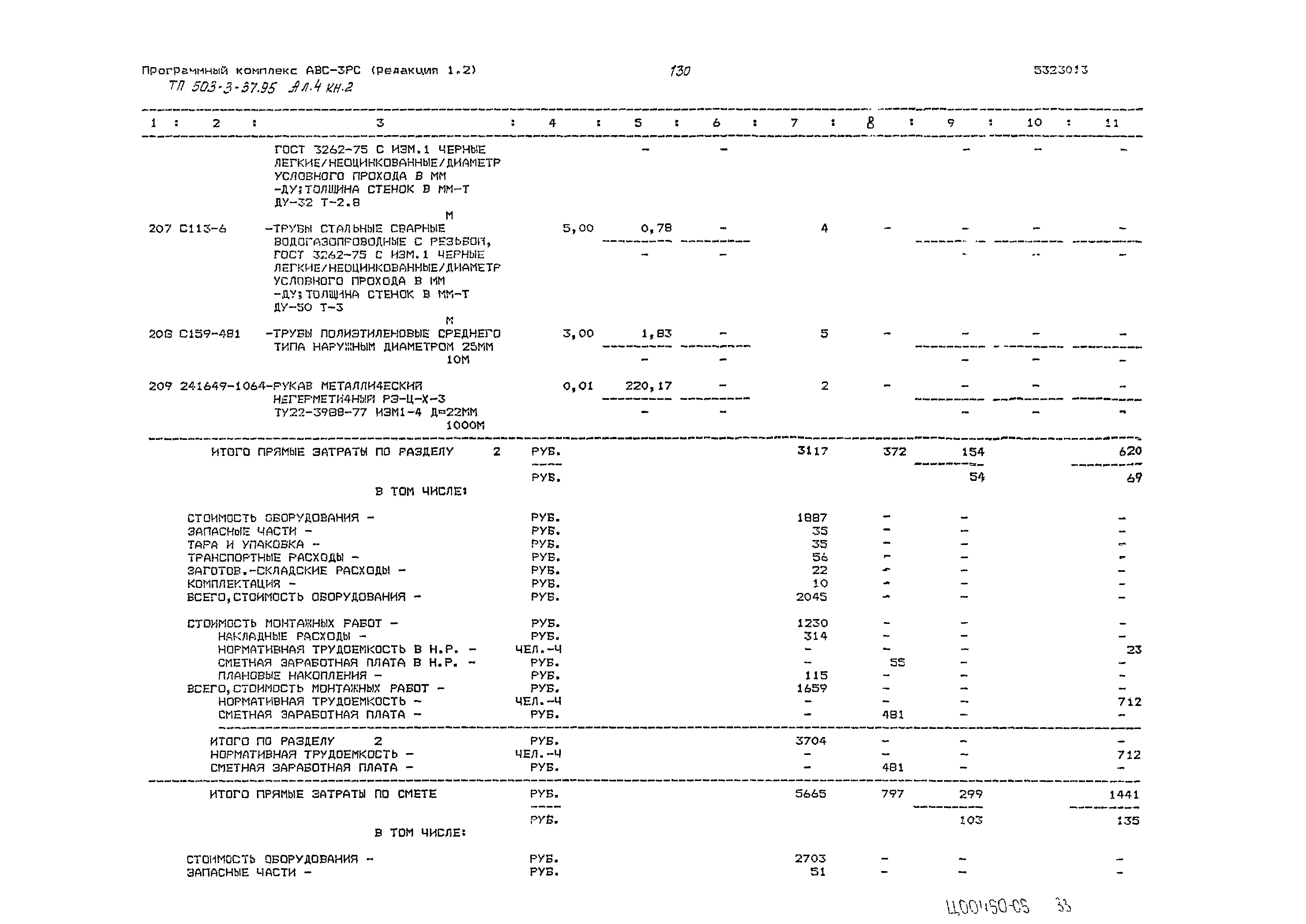 Типовой проект 503-3-37.95