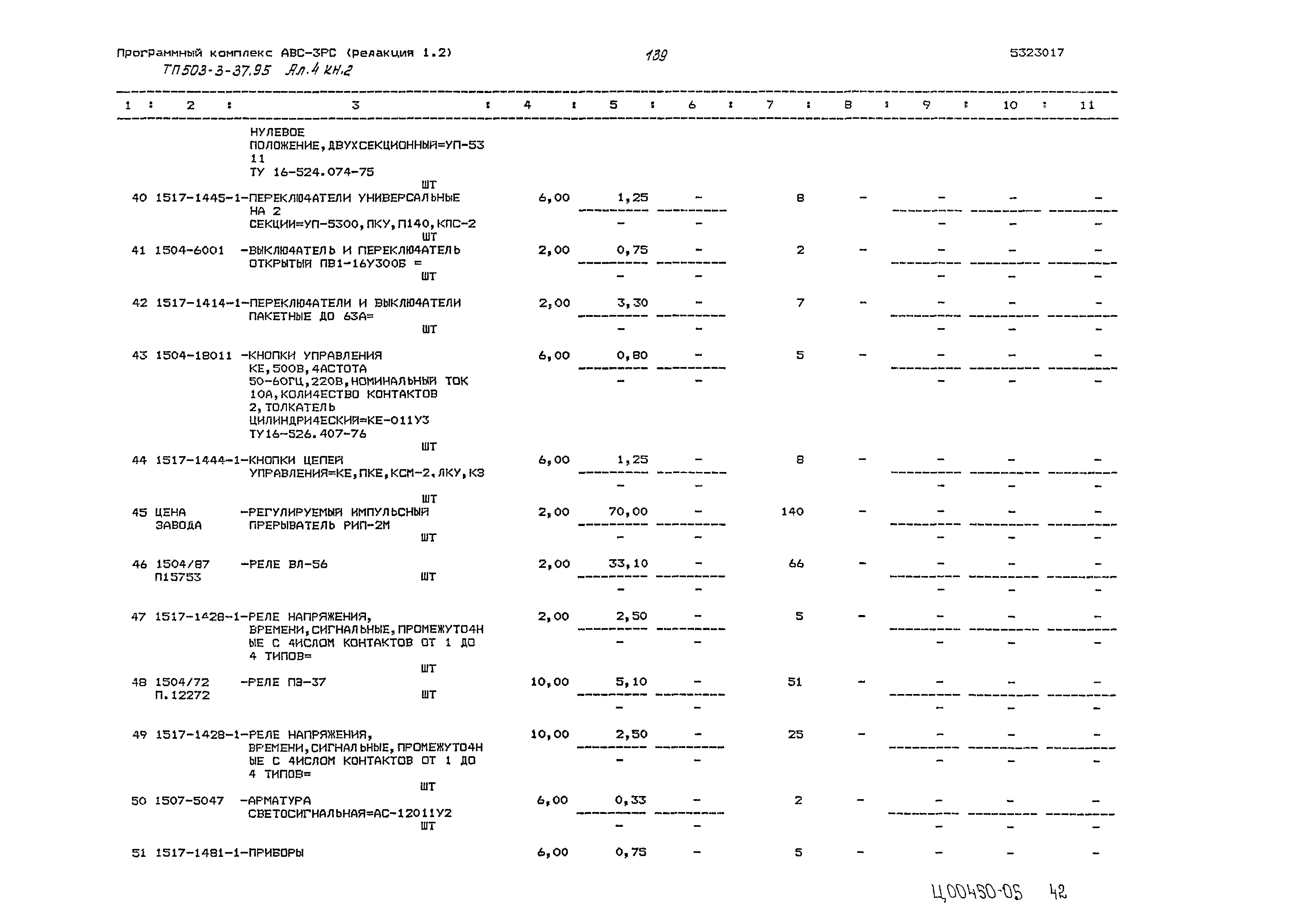 Типовой проект 503-3-37.95