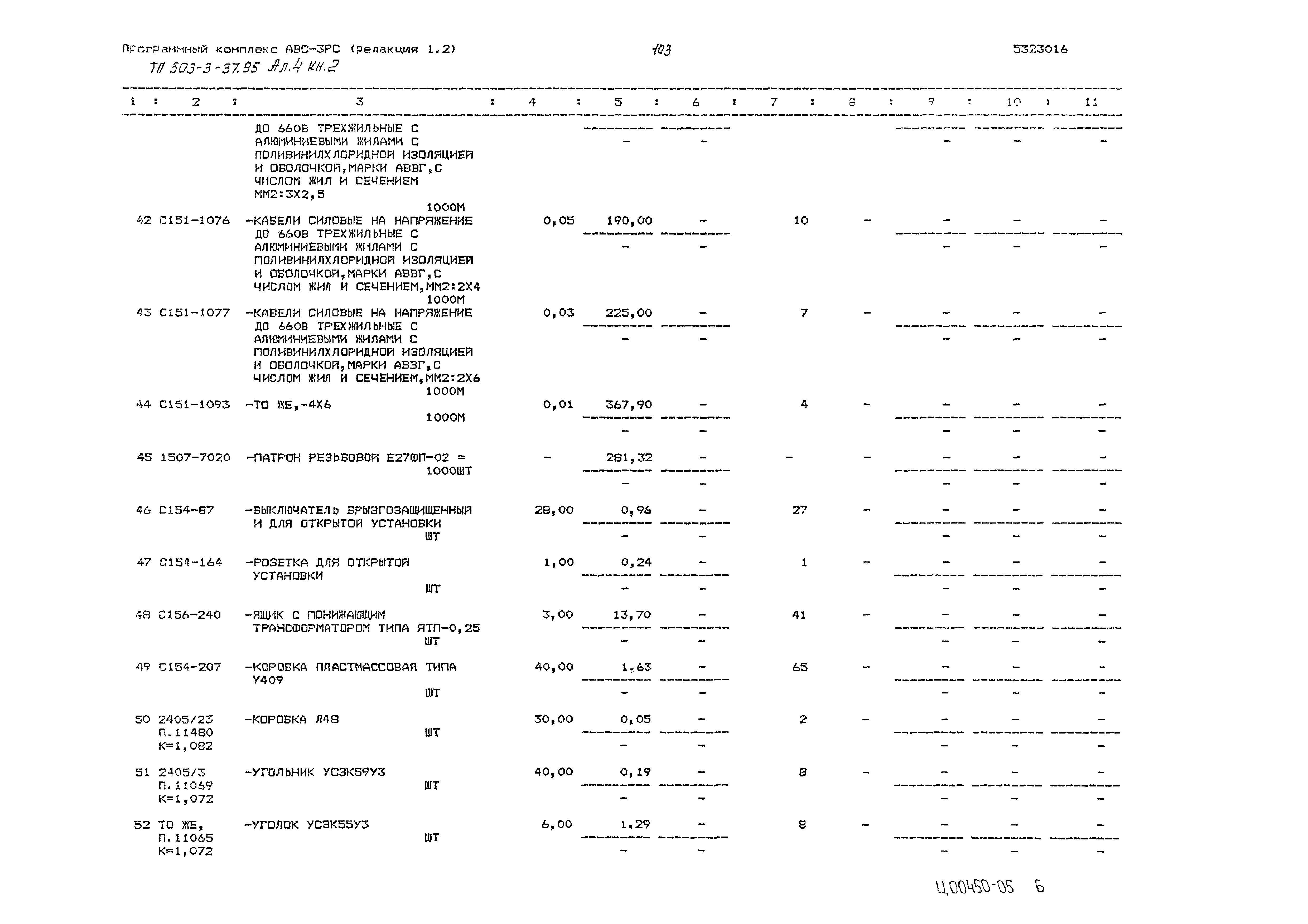 Типовой проект 503-3-37.95